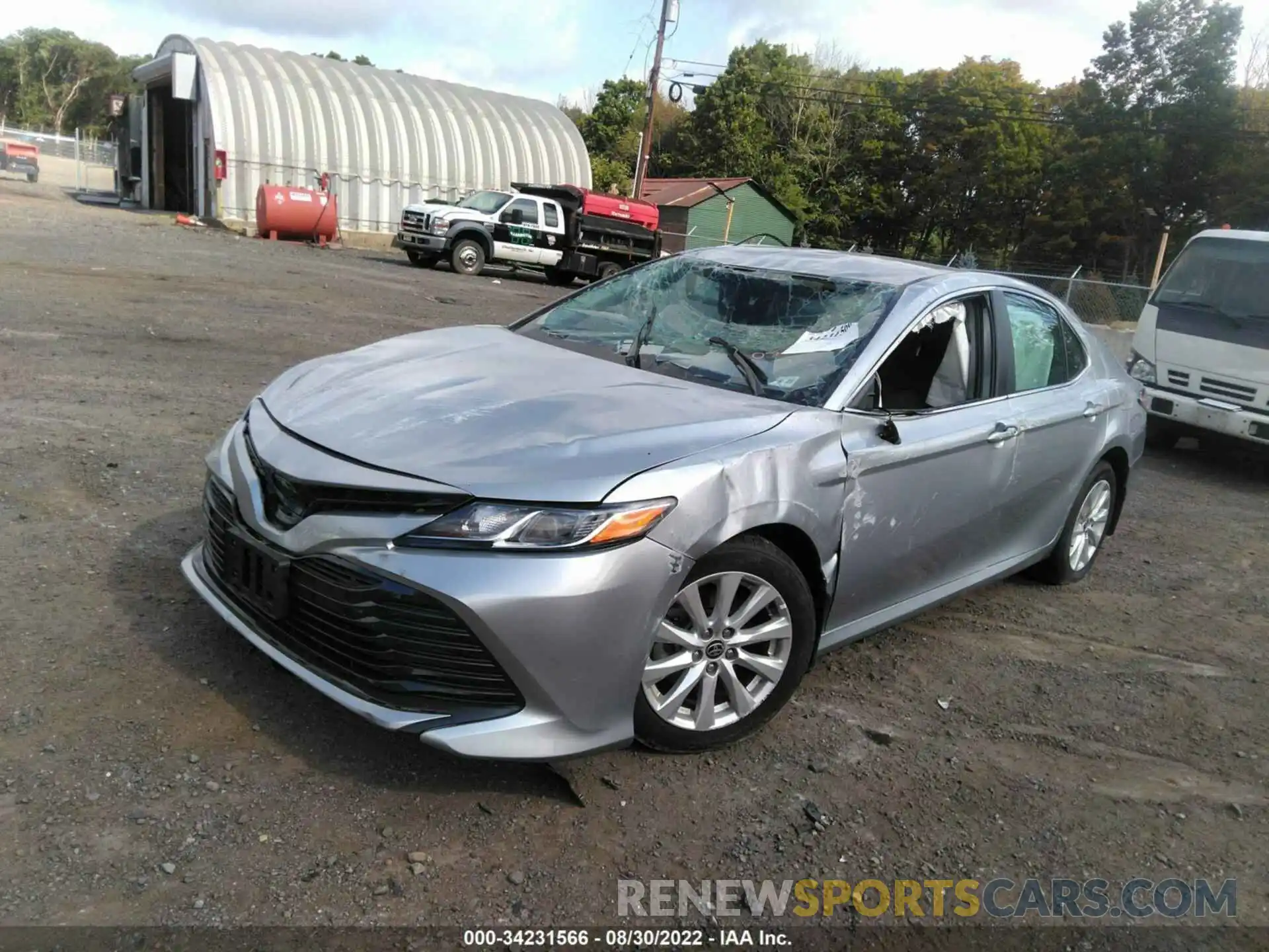 2 Photograph of a damaged car 4T1C11BK9LU005754 TOYOTA CAMRY 2020