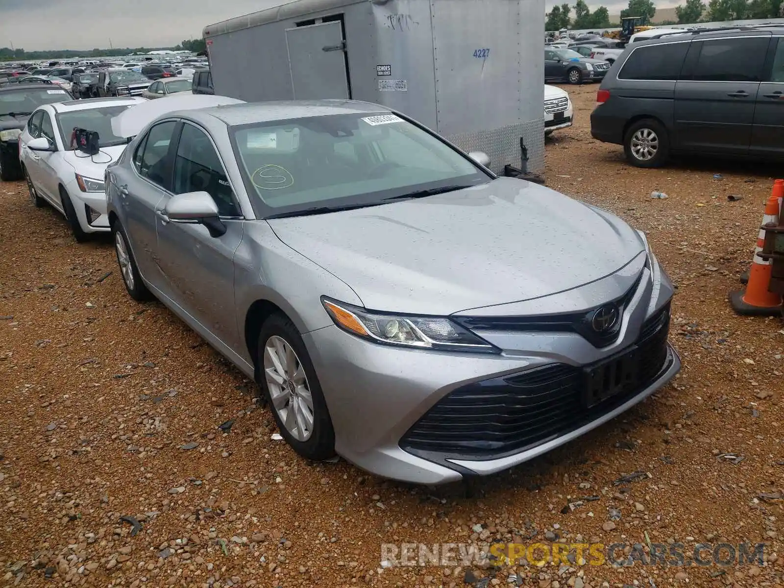 1 Photograph of a damaged car 4T1C11BKXLU007755 TOYOTA CAMRY 2020