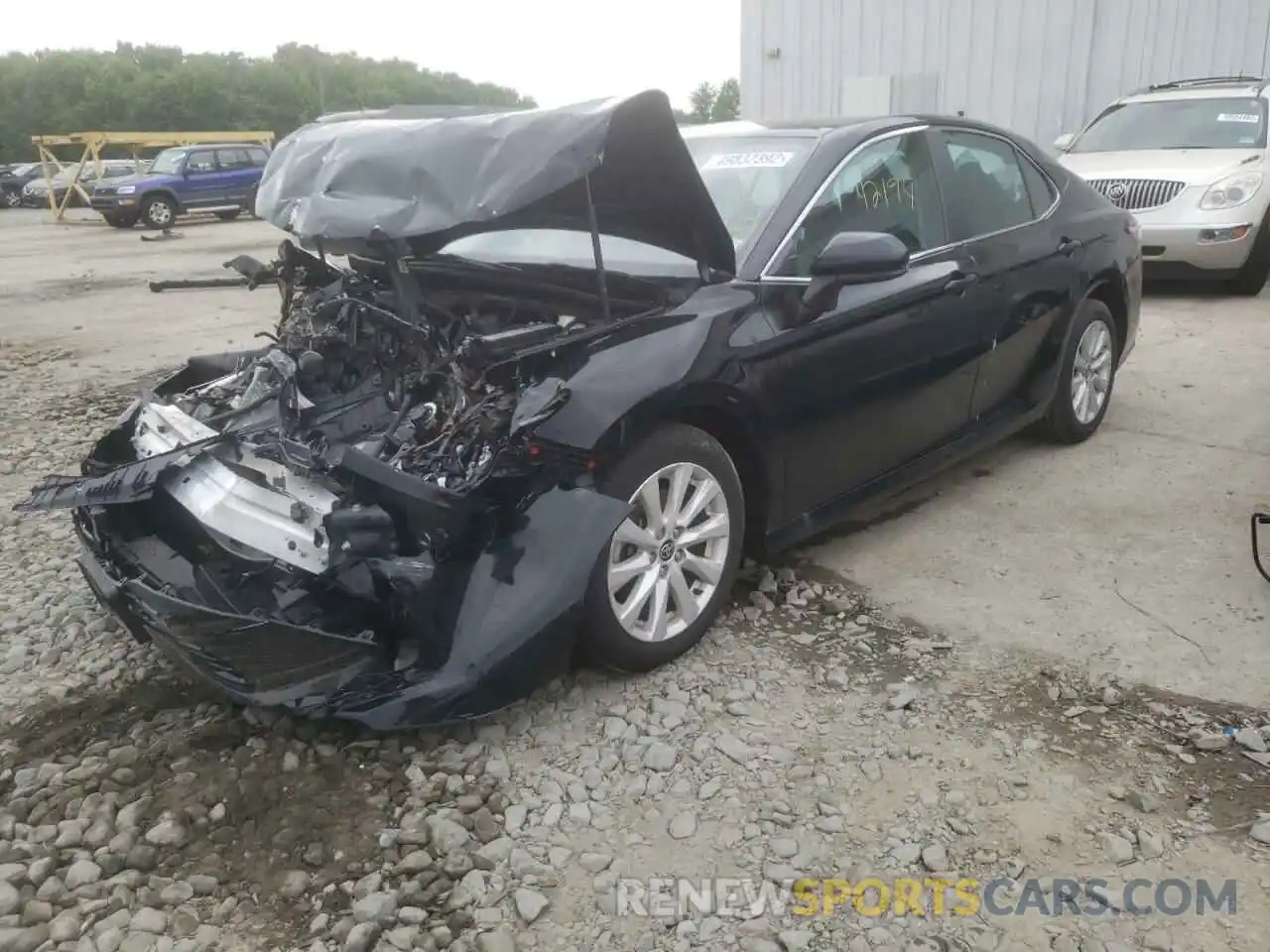 2 Photograph of a damaged car 4T1C11BKXLU008744 TOYOTA CAMRY 2020