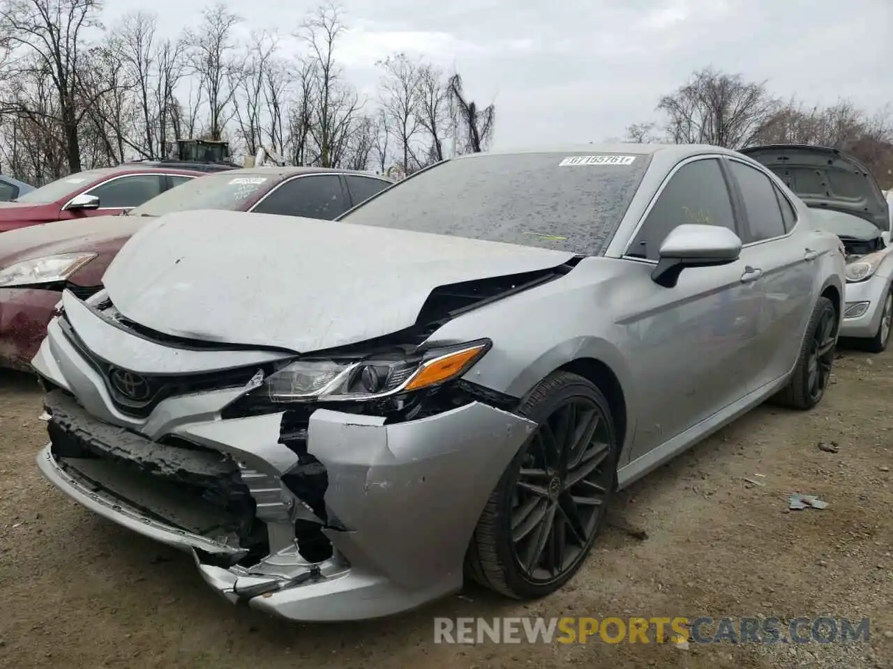 2 Photograph of a damaged car 4T1C11BKXLU018190 TOYOTA CAMRY 2020