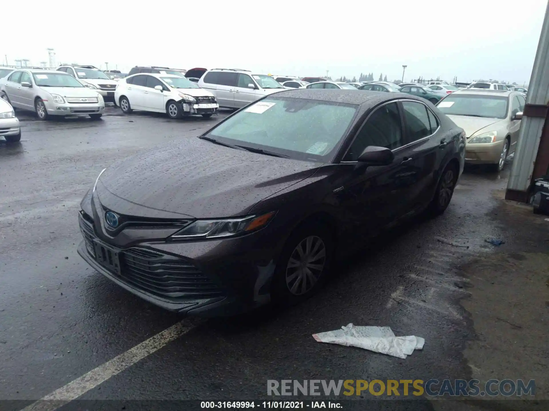 2 Photograph of a damaged car 4T1C31AK0LU011258 TOYOTA CAMRY 2020