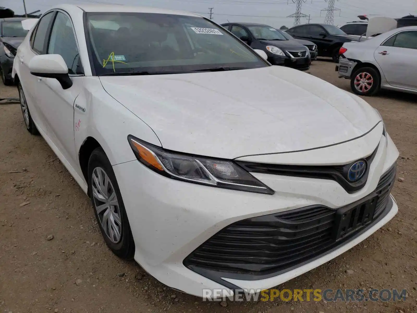 1 Photograph of a damaged car 4T1C31AK0LU011387 TOYOTA CAMRY 2020