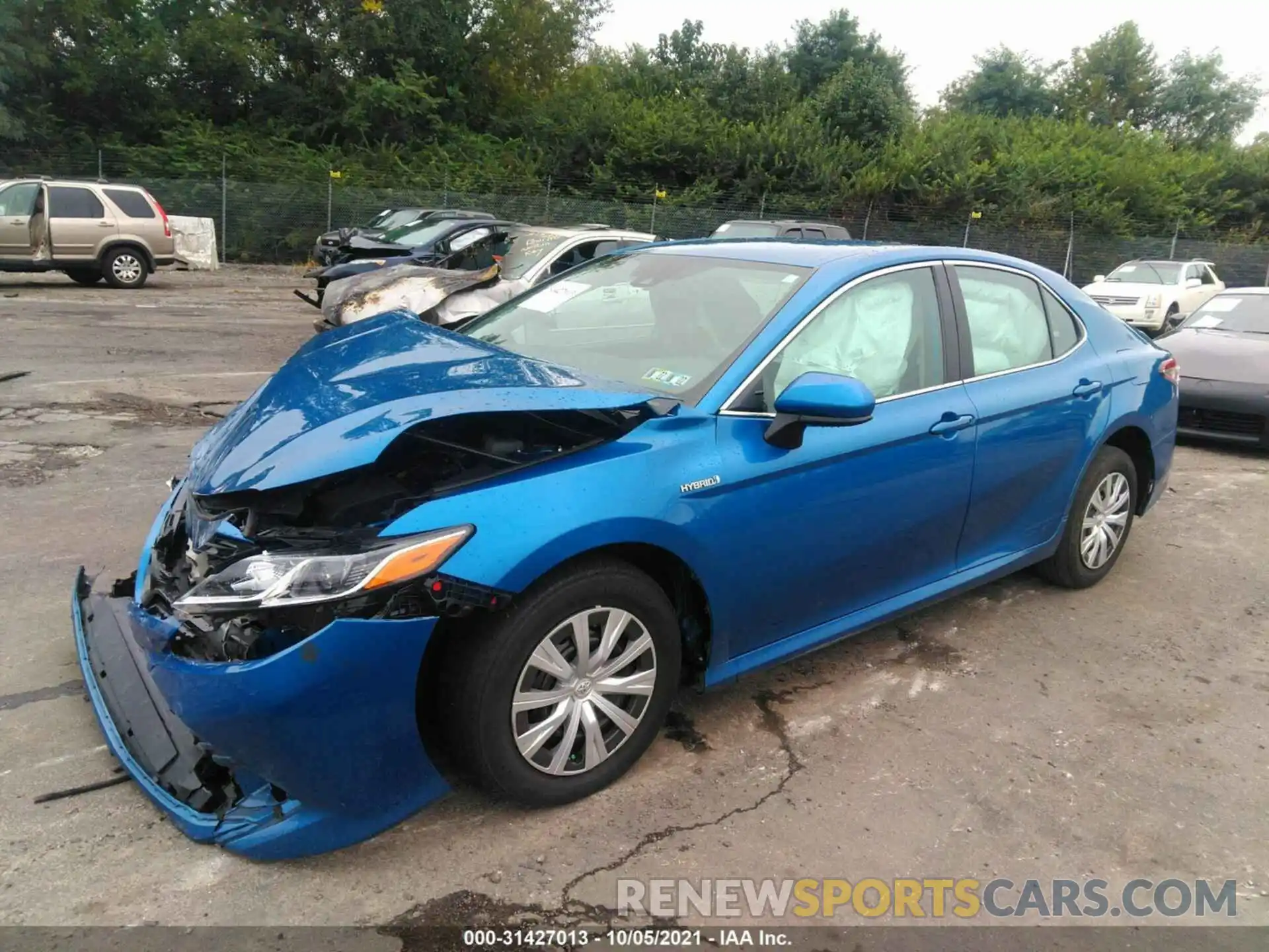 2 Photograph of a damaged car 4T1C31AK0LU016735 TOYOTA CAMRY 2020