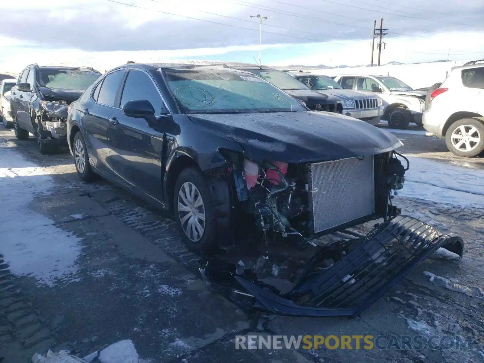 1 Photograph of a damaged car 4T1C31AK0LU018436 TOYOTA CAMRY 2020