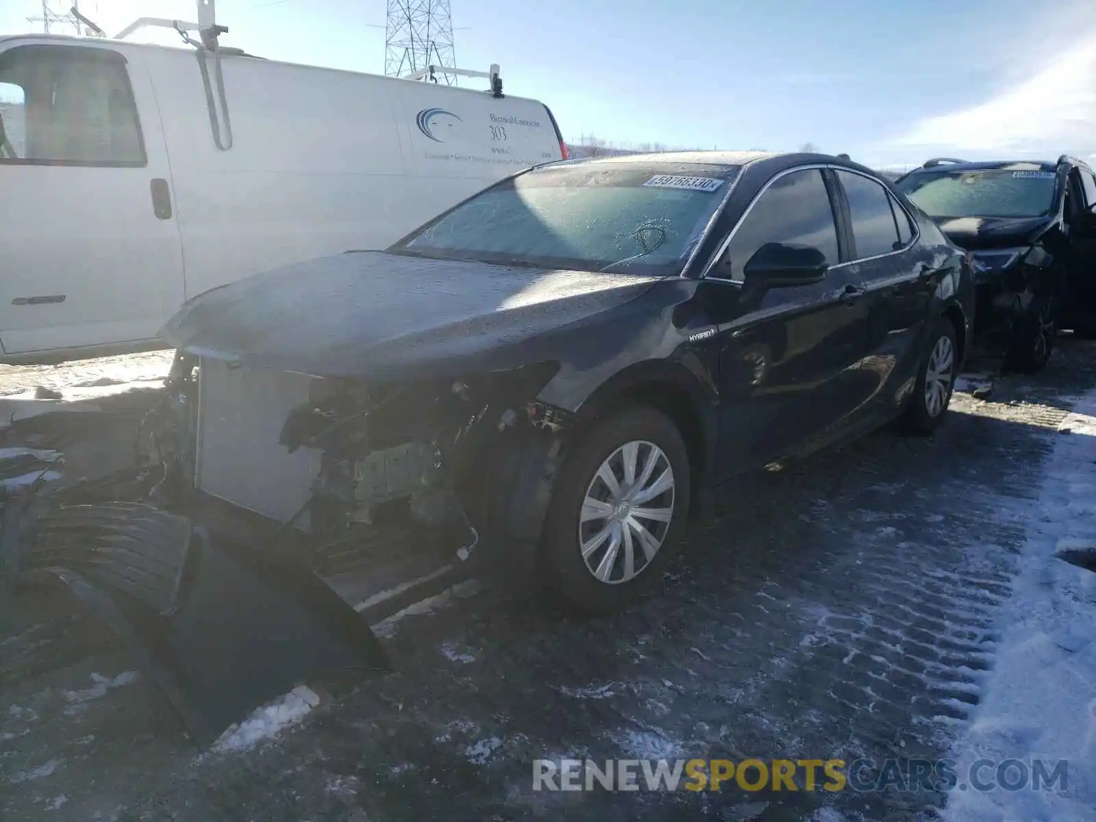 2 Photograph of a damaged car 4T1C31AK0LU018436 TOYOTA CAMRY 2020