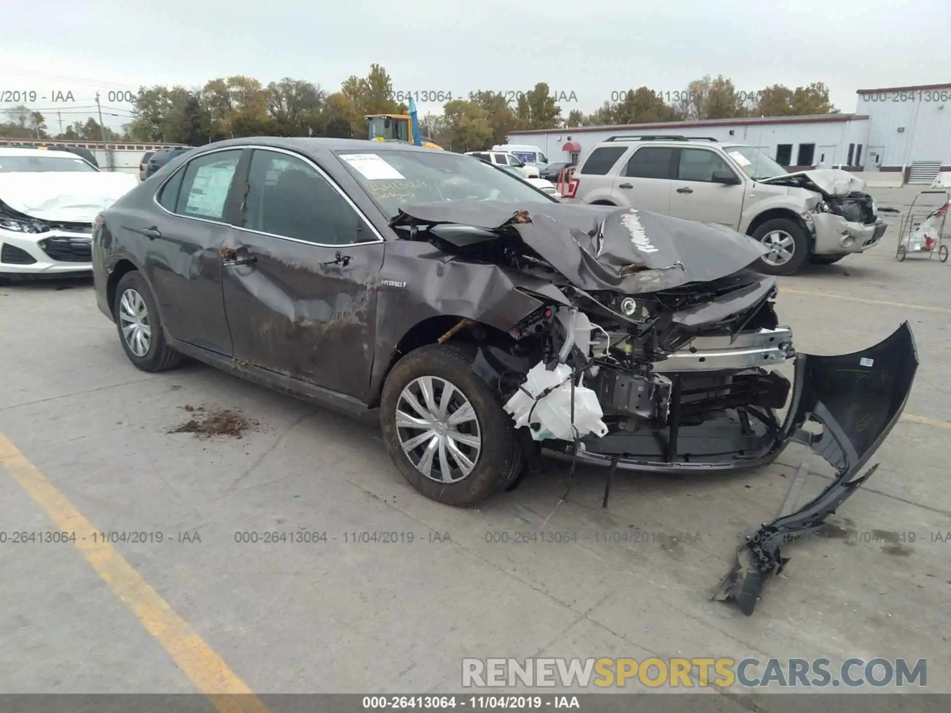 1 Photograph of a damaged car 4T1C31AK0LU518077 TOYOTA CAMRY 2020