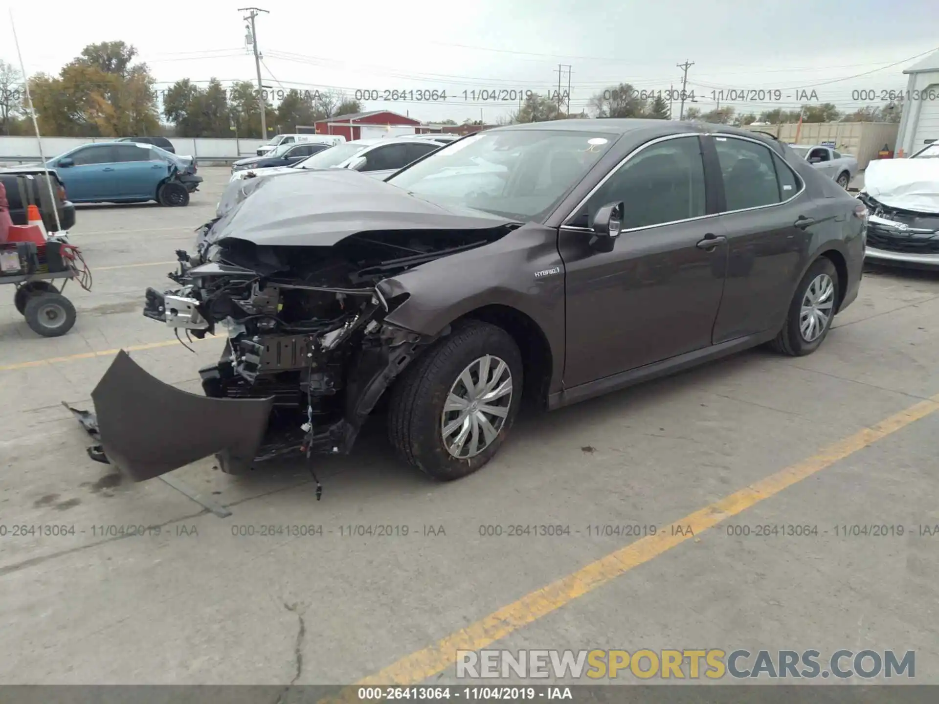 2 Photograph of a damaged car 4T1C31AK0LU518077 TOYOTA CAMRY 2020