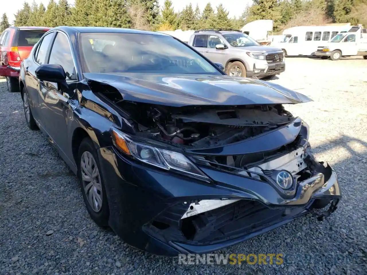 1 Photograph of a damaged car 4T1C31AK0LU518726 TOYOTA CAMRY 2020