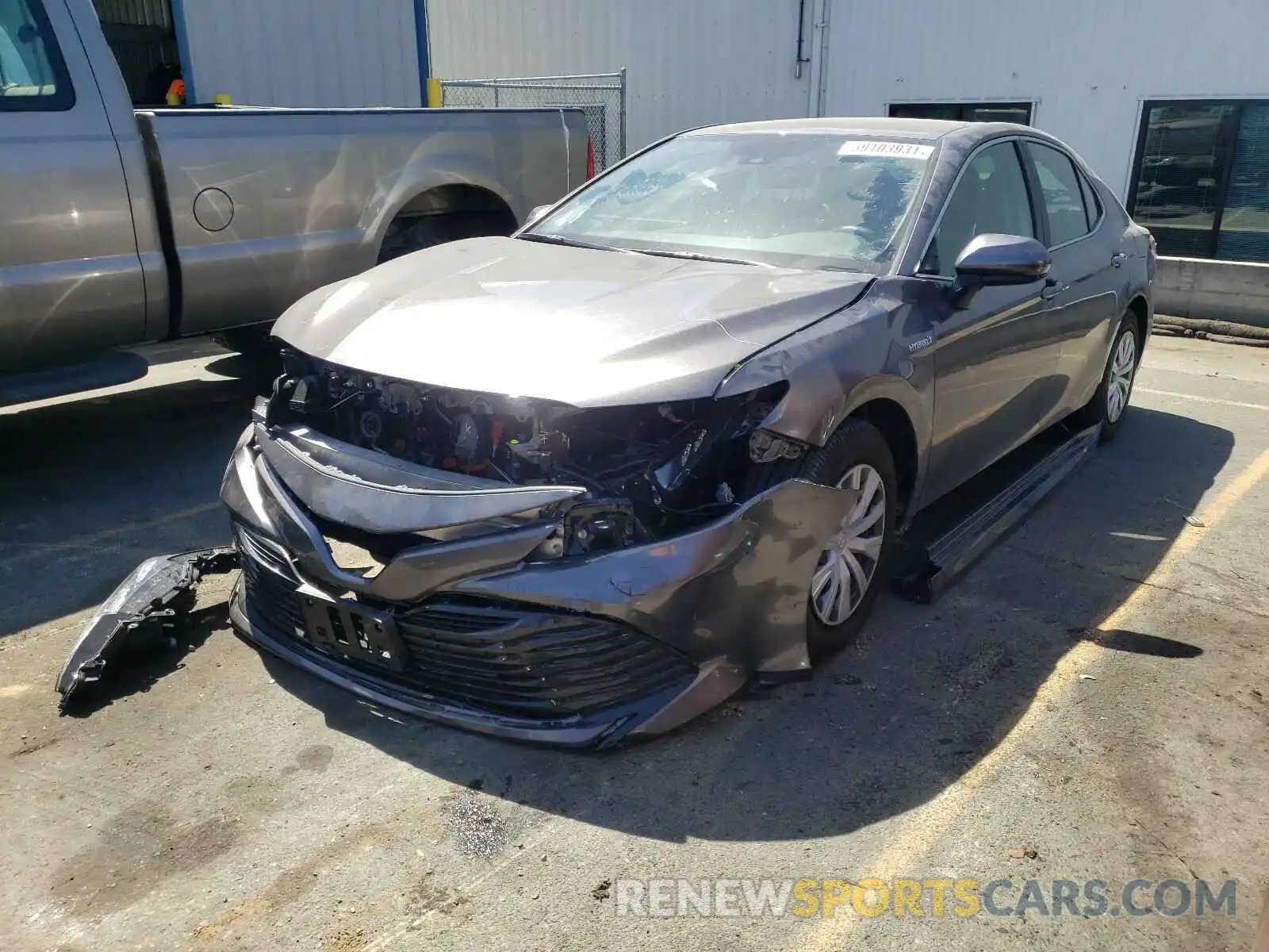 2 Photograph of a damaged car 4T1C31AK0LU522873 TOYOTA CAMRY 2020