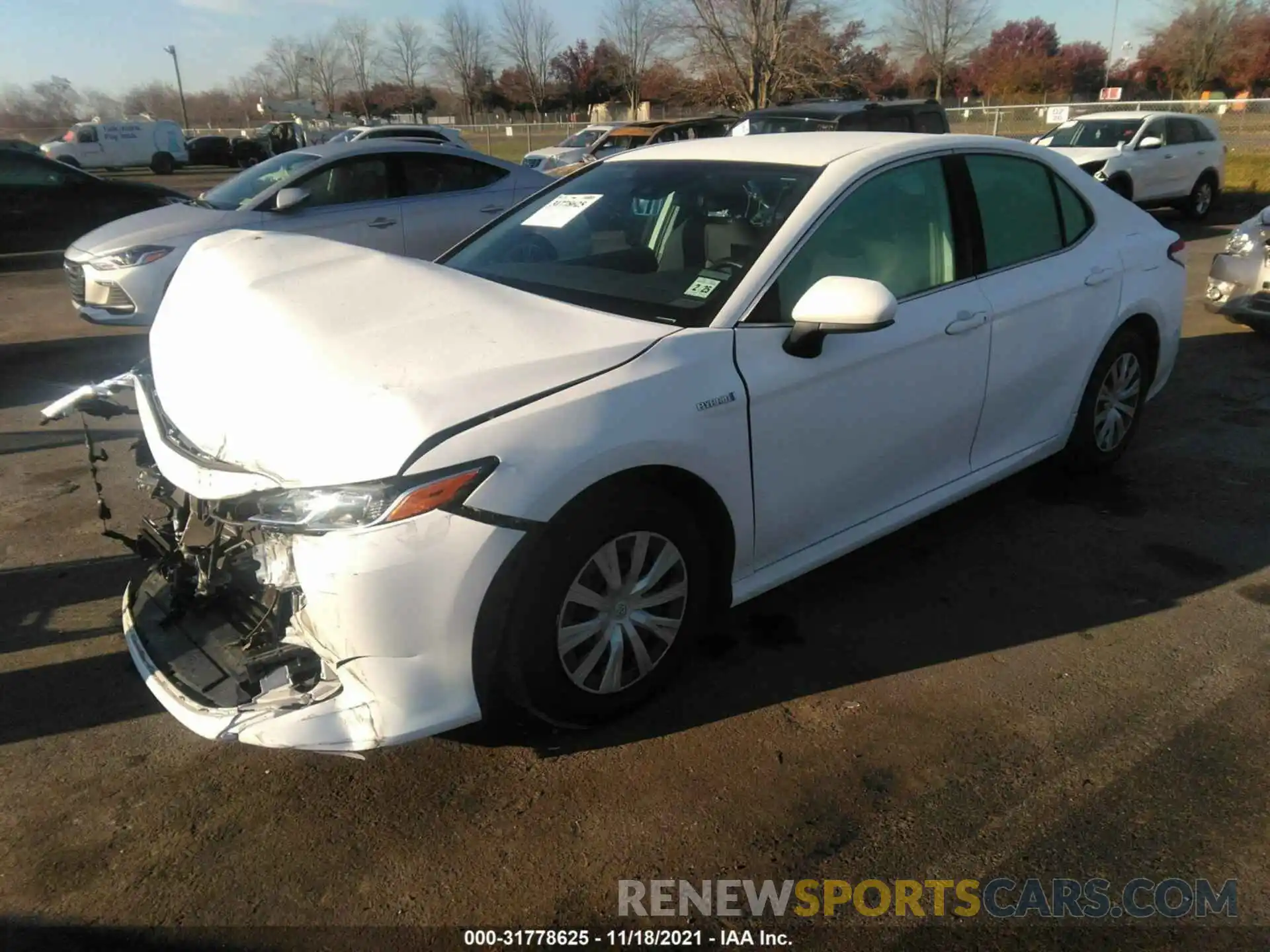 2 Photograph of a damaged car 4T1C31AK0LU523005 TOYOTA CAMRY 2020