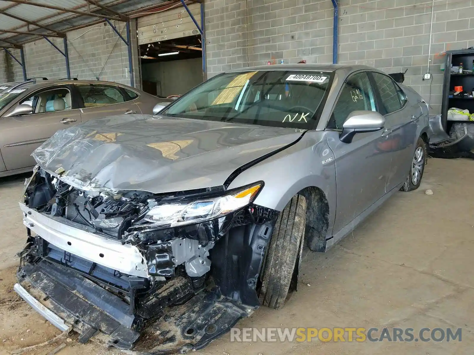 2 Photograph of a damaged car 4T1C31AK0LU524767 TOYOTA CAMRY 2020