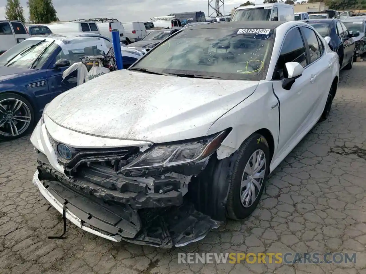 2 Photograph of a damaged car 4T1C31AK0LU527474 TOYOTA CAMRY 2020