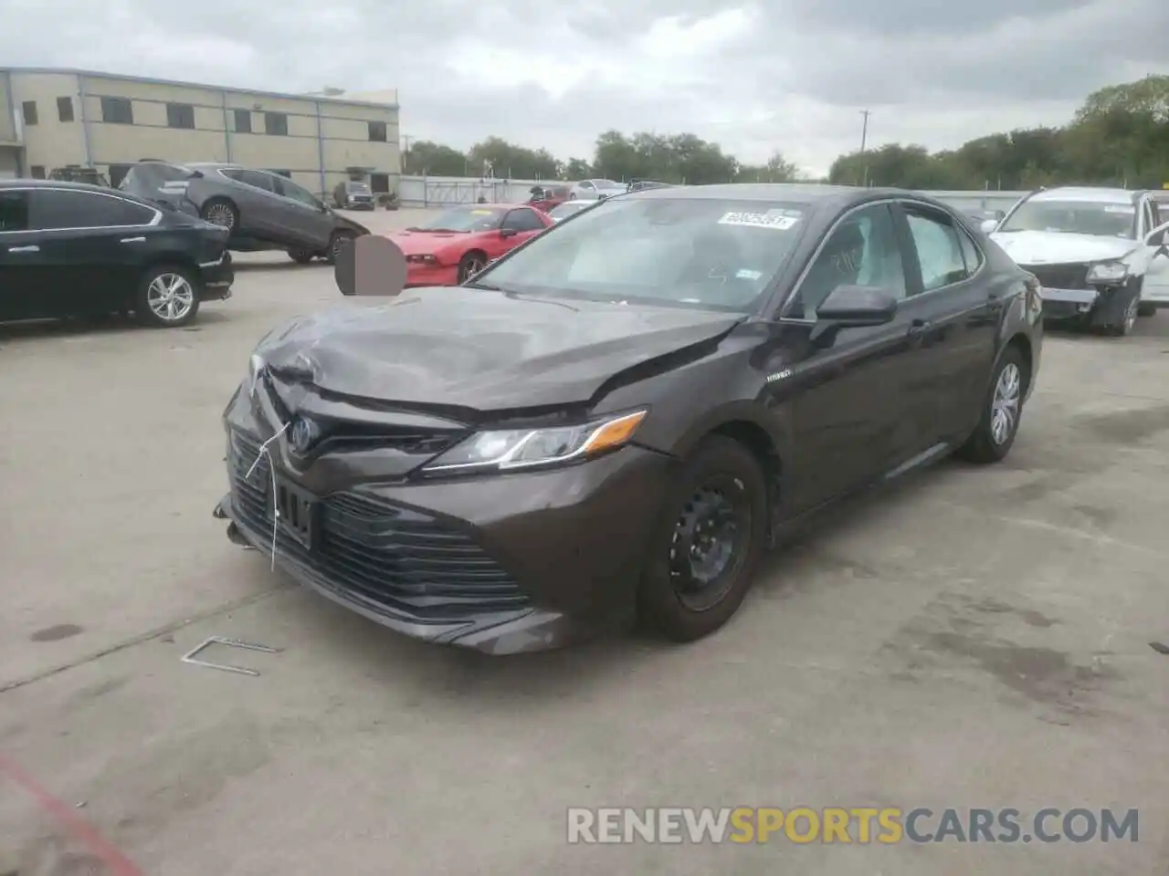 2 Photograph of a damaged car 4T1C31AK0LU528348 TOYOTA CAMRY 2020