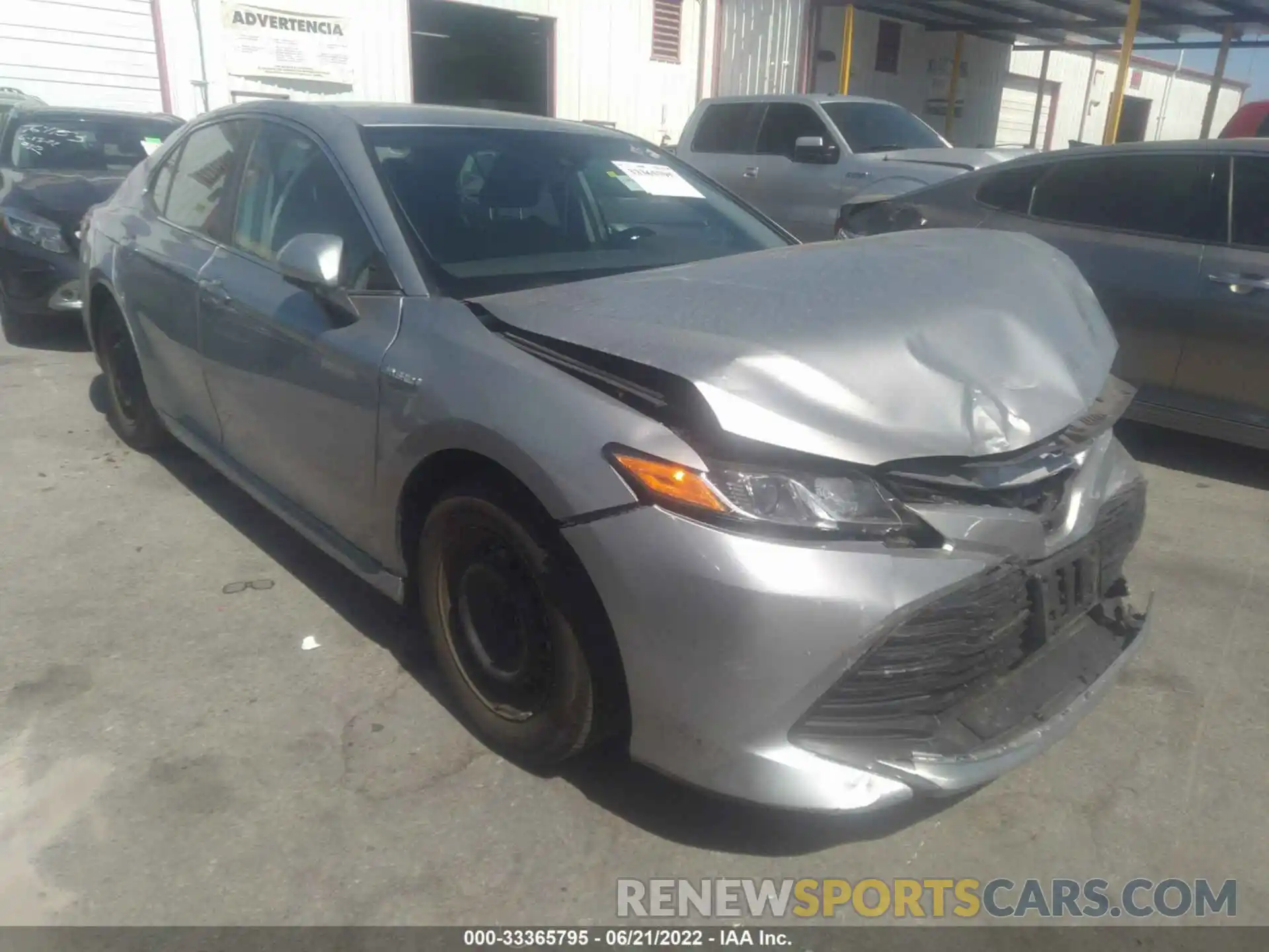 1 Photograph of a damaged car 4T1C31AK0LU530021 TOYOTA CAMRY 2020