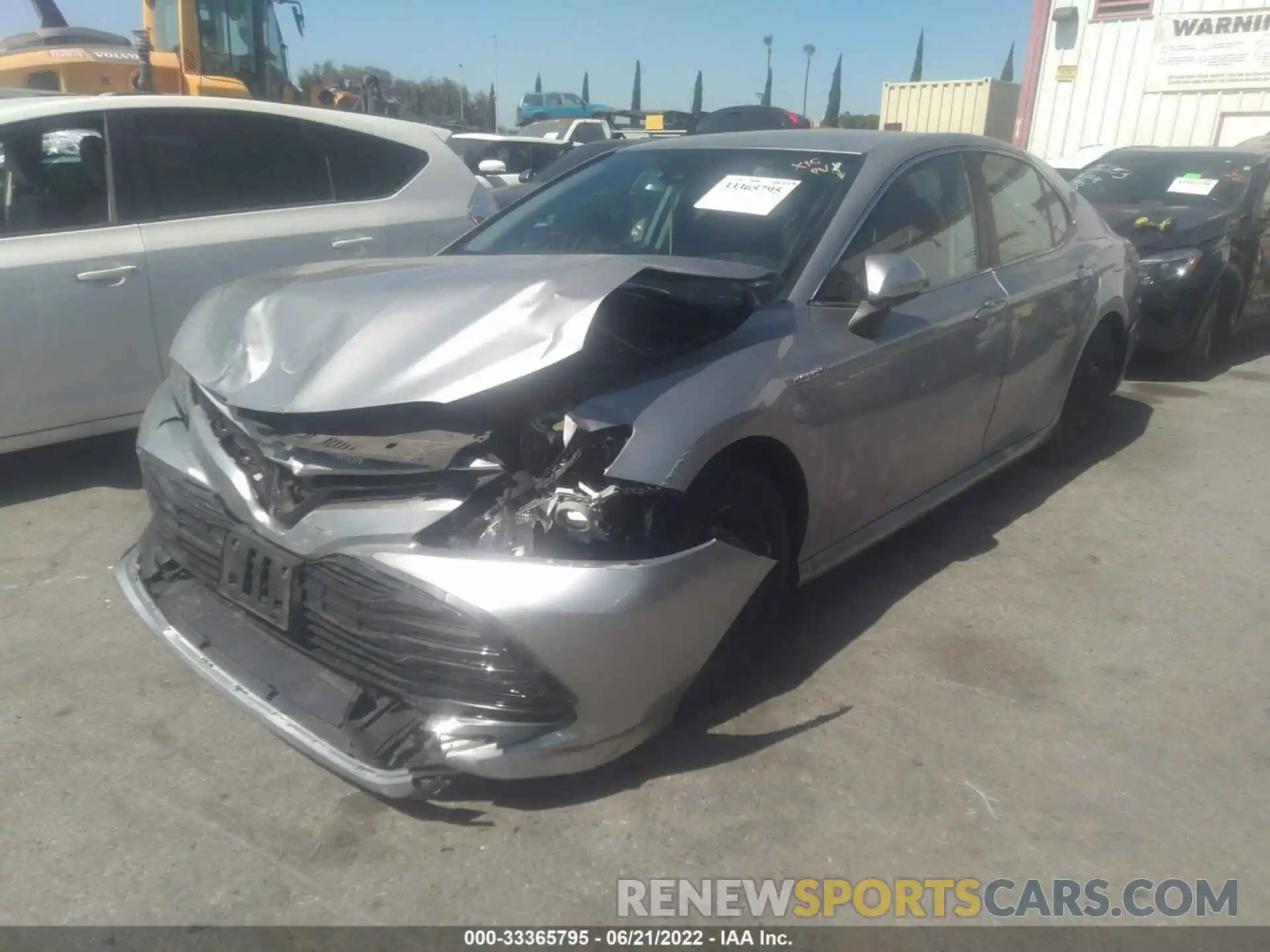 2 Photograph of a damaged car 4T1C31AK0LU530021 TOYOTA CAMRY 2020