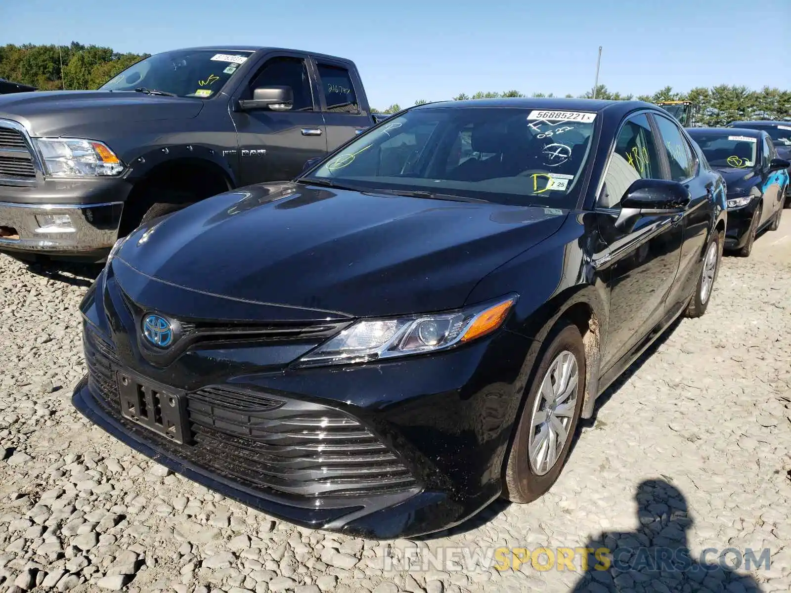 2 Photograph of a damaged car 4T1C31AK0LU530522 TOYOTA CAMRY 2020