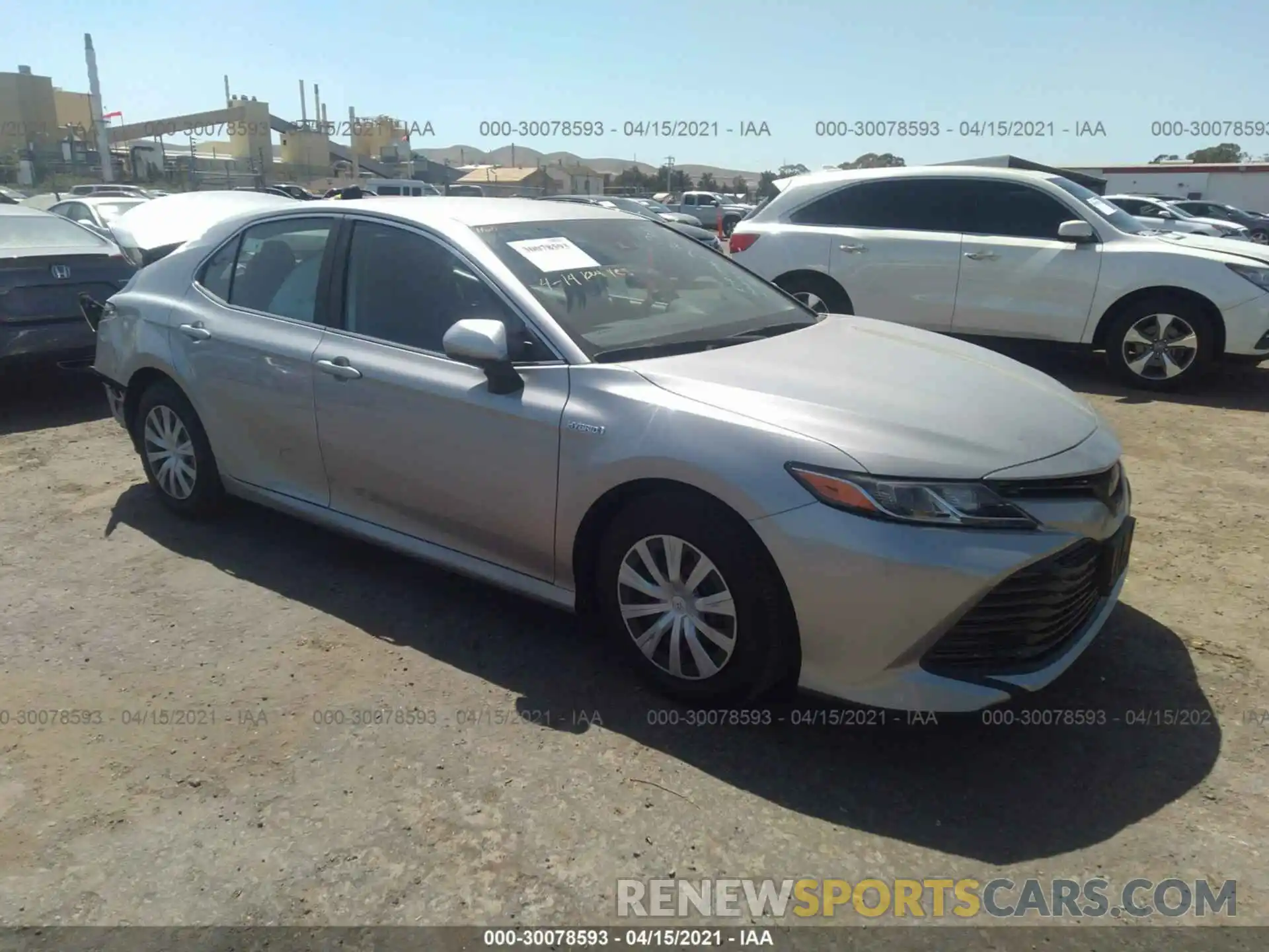 1 Photograph of a damaged car 4T1C31AK0LU531623 TOYOTA CAMRY 2020