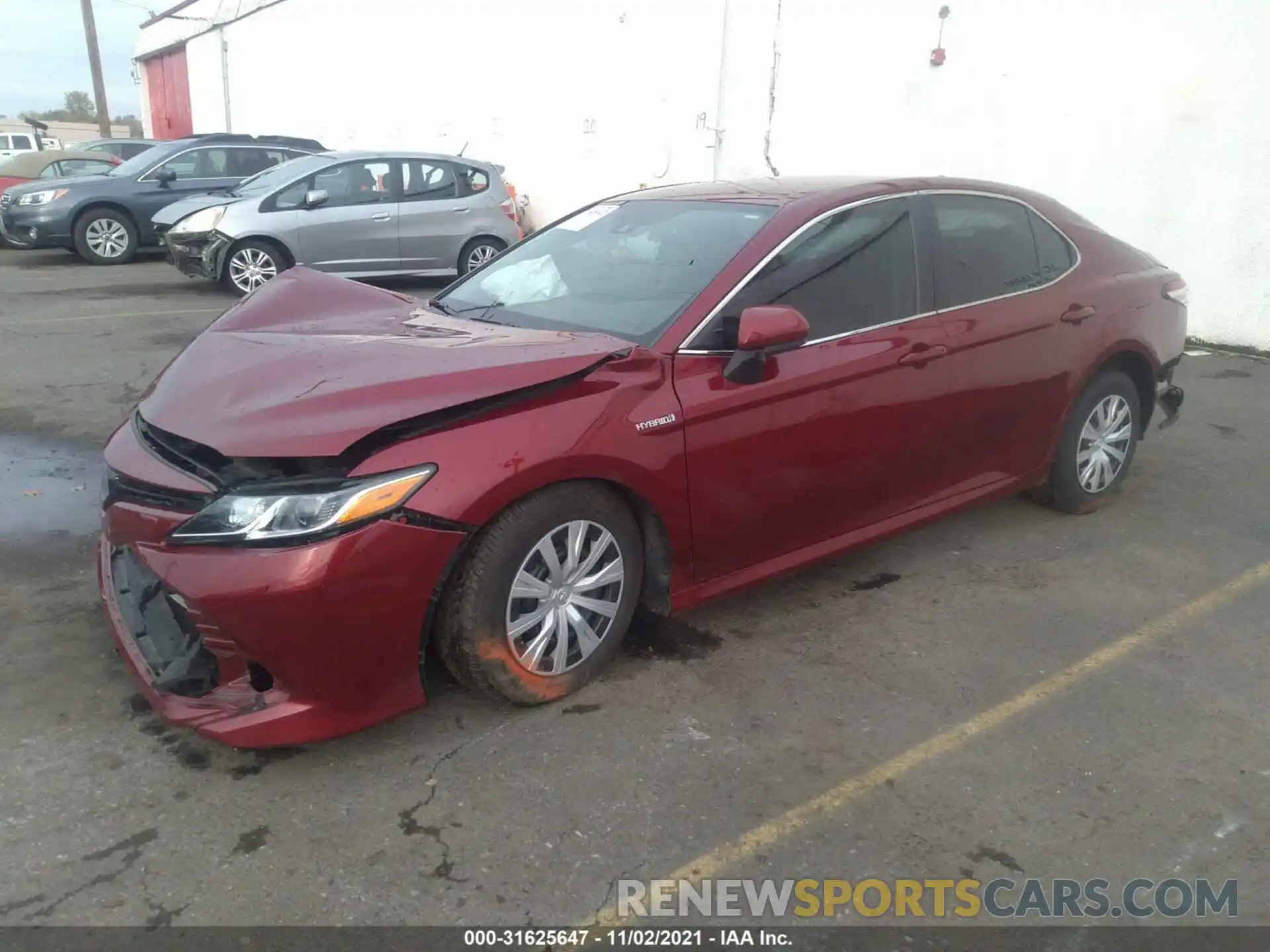 2 Photograph of a damaged car 4T1C31AK0LU534487 TOYOTA CAMRY 2020