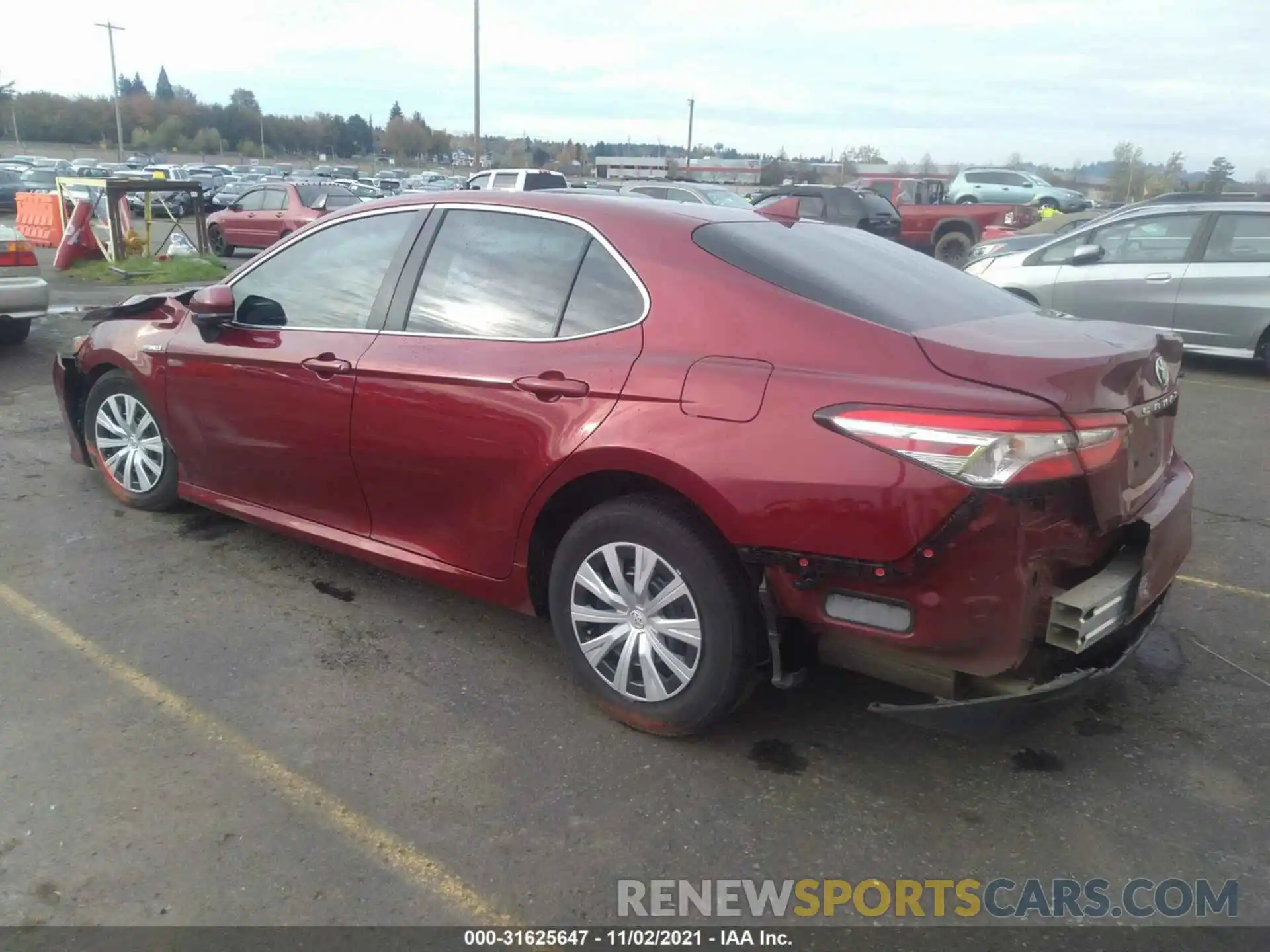 3 Photograph of a damaged car 4T1C31AK0LU534487 TOYOTA CAMRY 2020