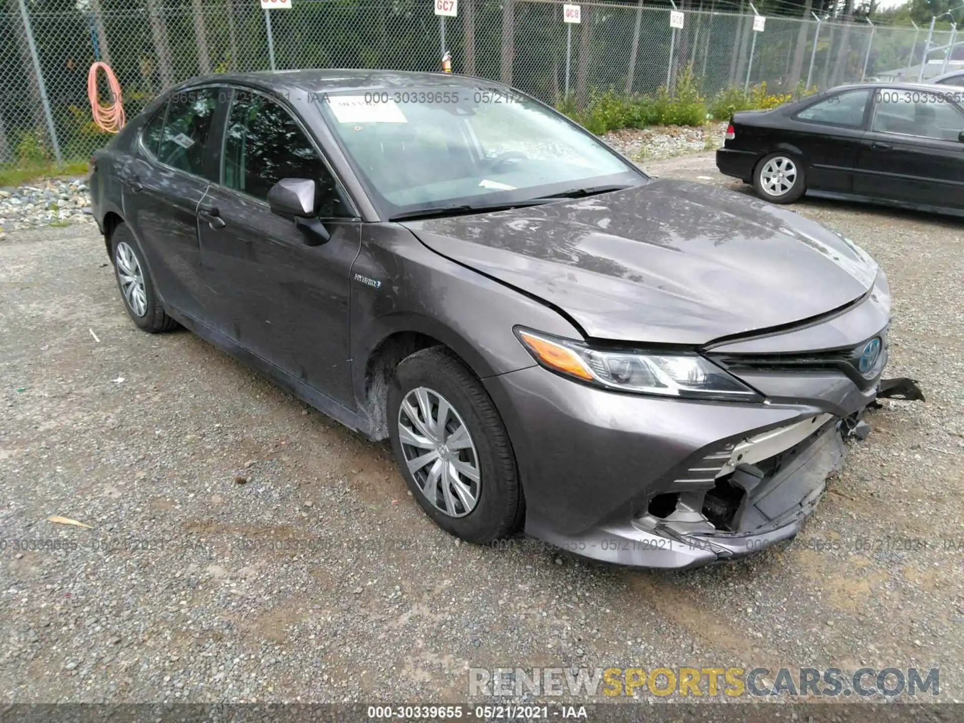 1 Photograph of a damaged car 4T1C31AK0LU535025 TOYOTA CAMRY 2020