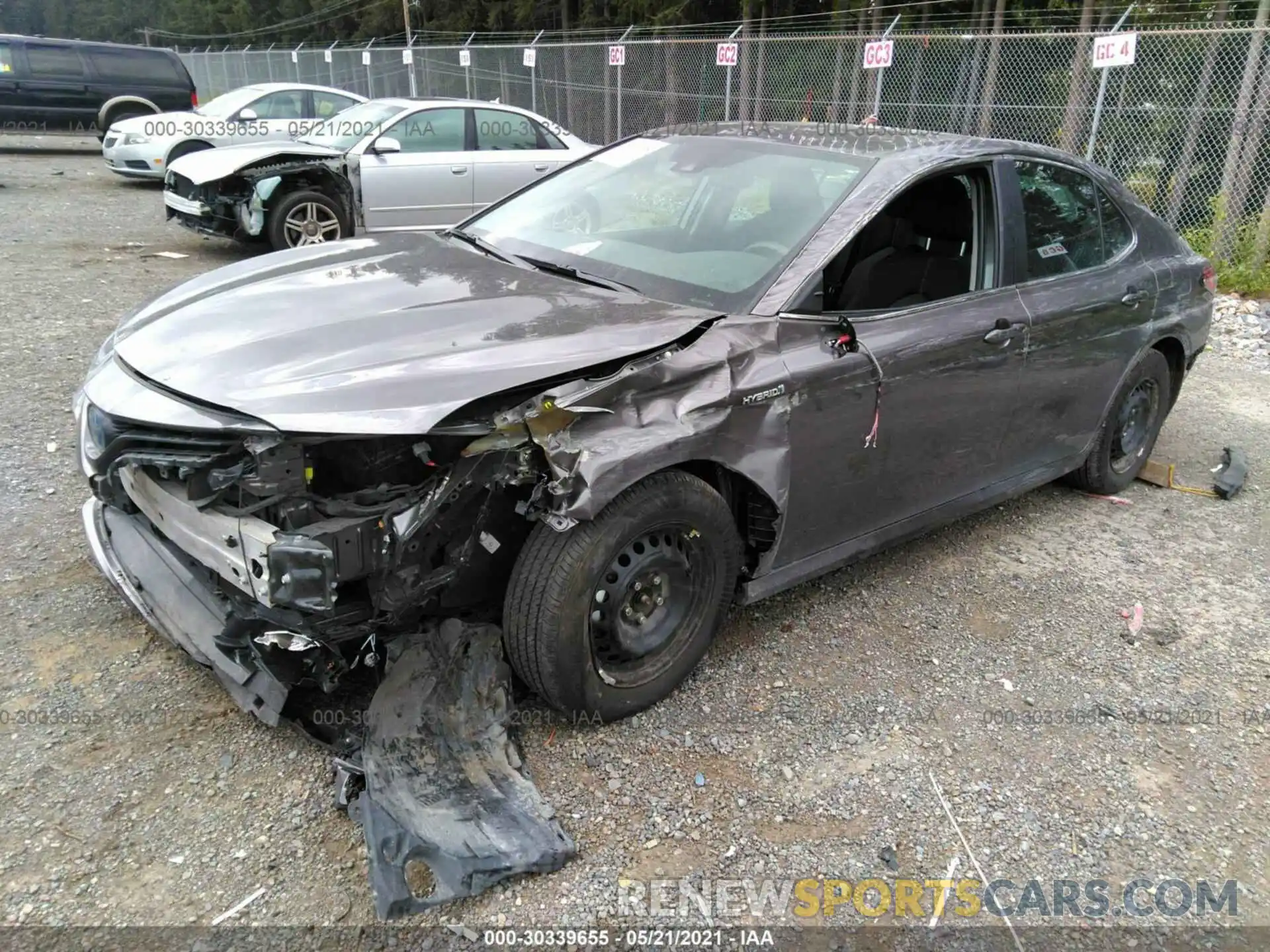 2 Photograph of a damaged car 4T1C31AK0LU535025 TOYOTA CAMRY 2020