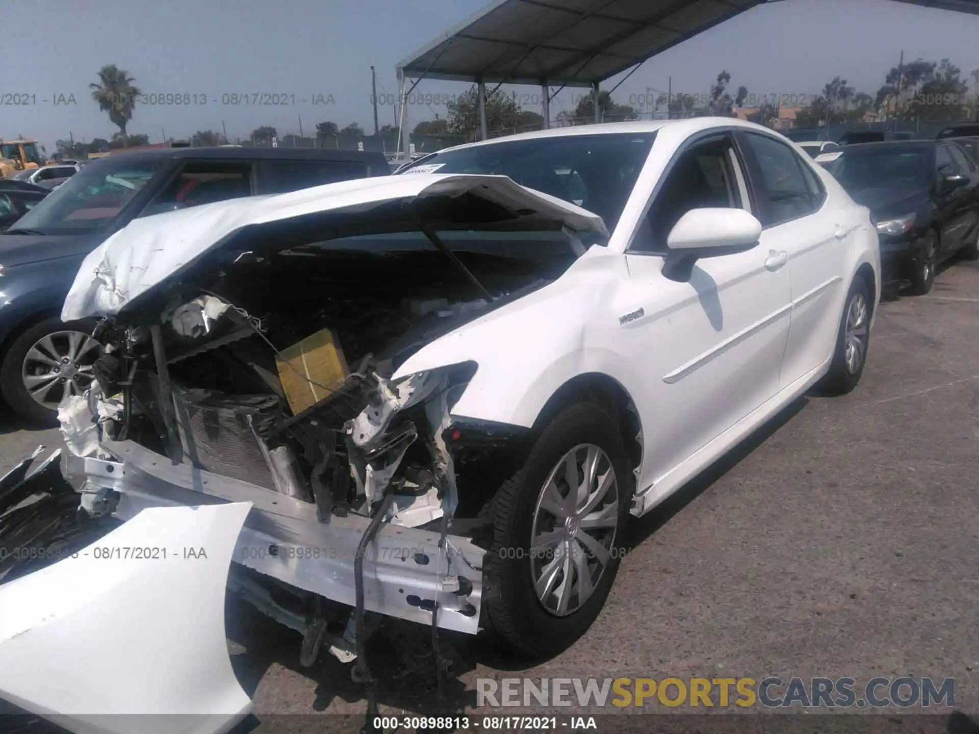 2 Photograph of a damaged car 4T1C31AK0LU538782 TOYOTA CAMRY 2020