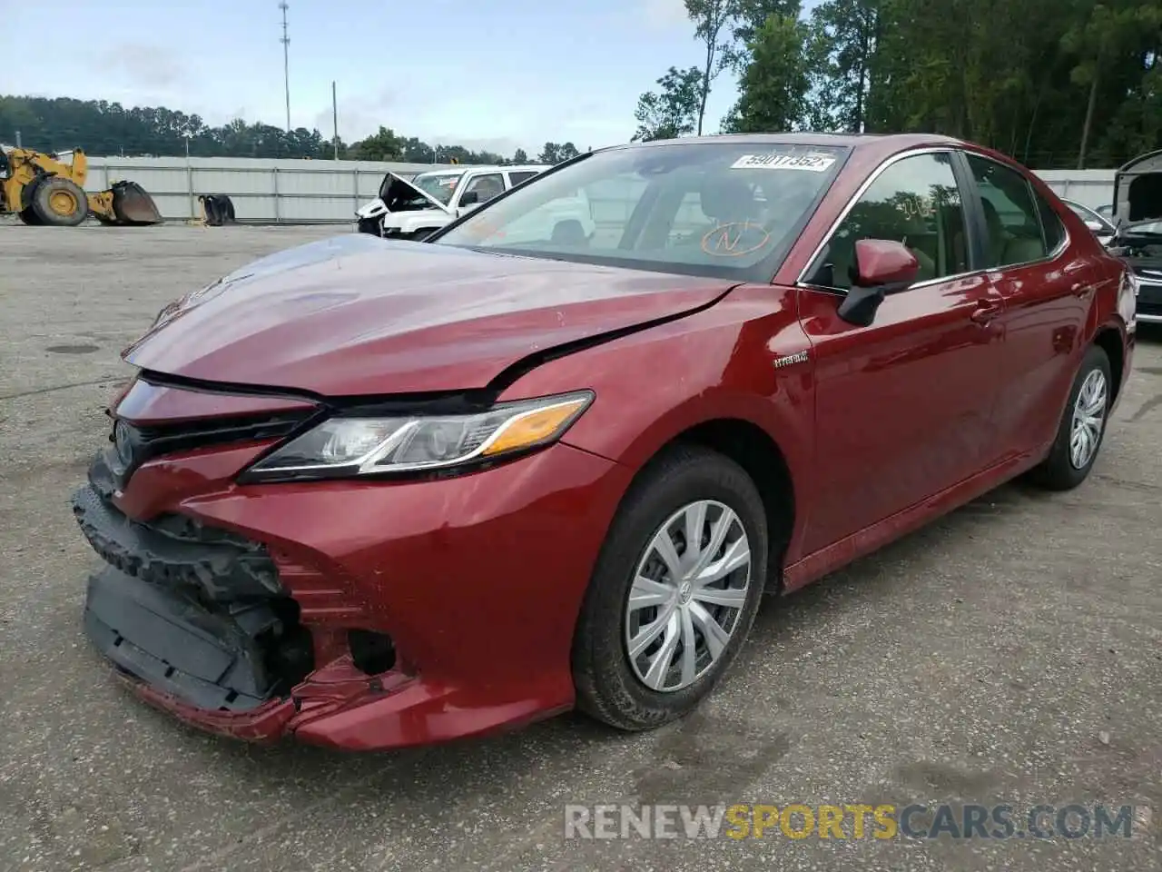 2 Photograph of a damaged car 4T1C31AK0LU538815 TOYOTA CAMRY 2020