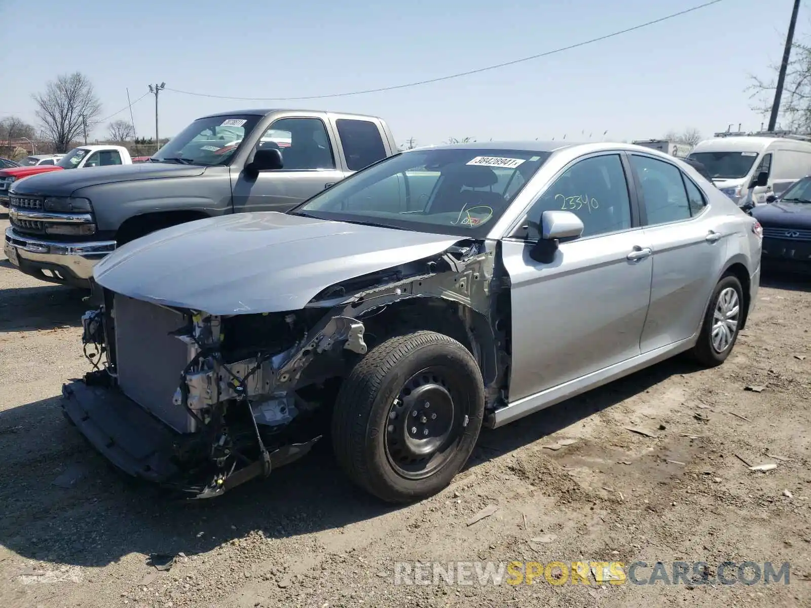 2 Photograph of a damaged car 4T1C31AK0LU540841 TOYOTA CAMRY 2020