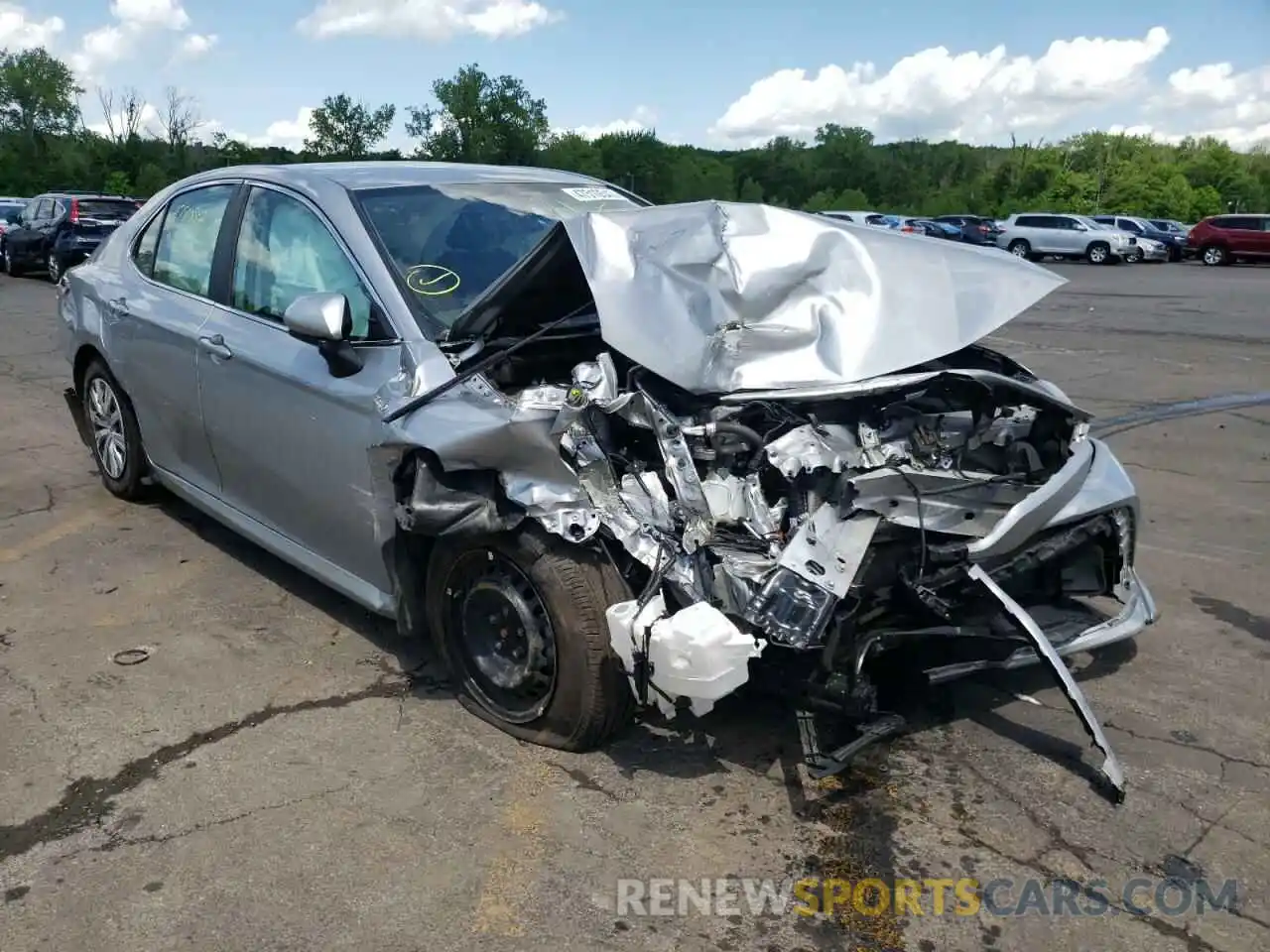 1 Photograph of a damaged car 4T1C31AK0LU544274 TOYOTA CAMRY 2020