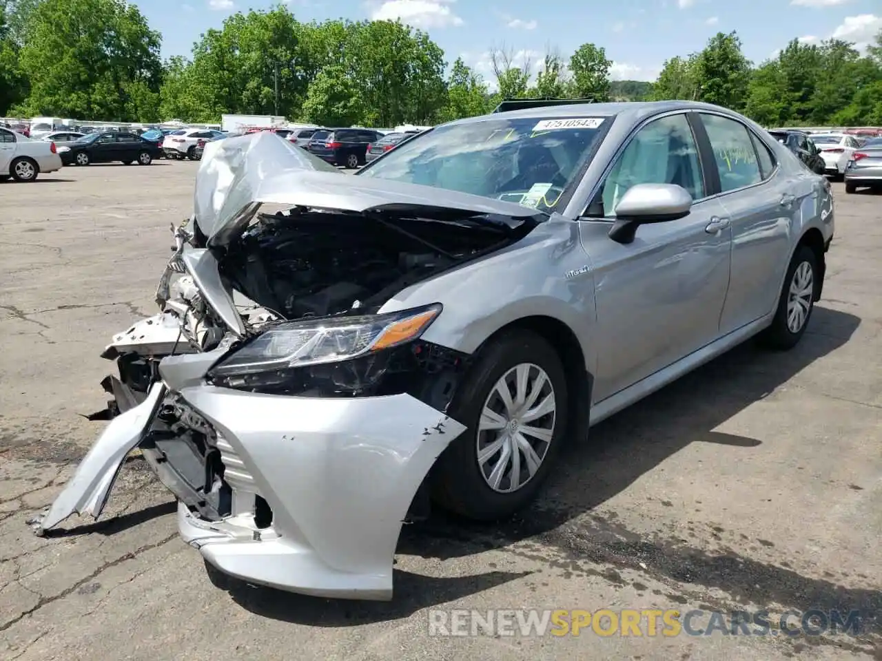 2 Photograph of a damaged car 4T1C31AK0LU544274 TOYOTA CAMRY 2020