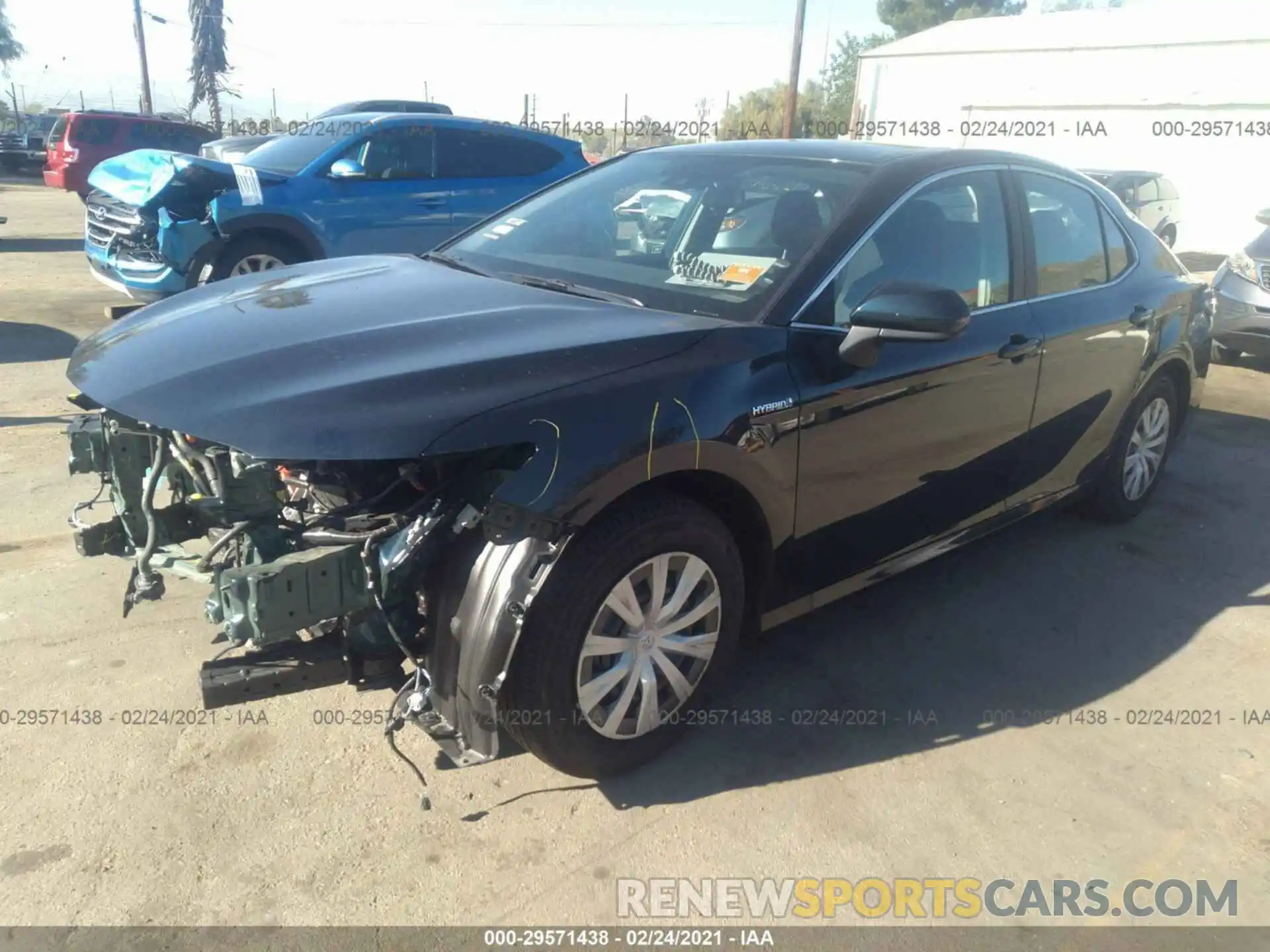 2 Photograph of a damaged car 4T1C31AK1LU017800 TOYOTA CAMRY 2020