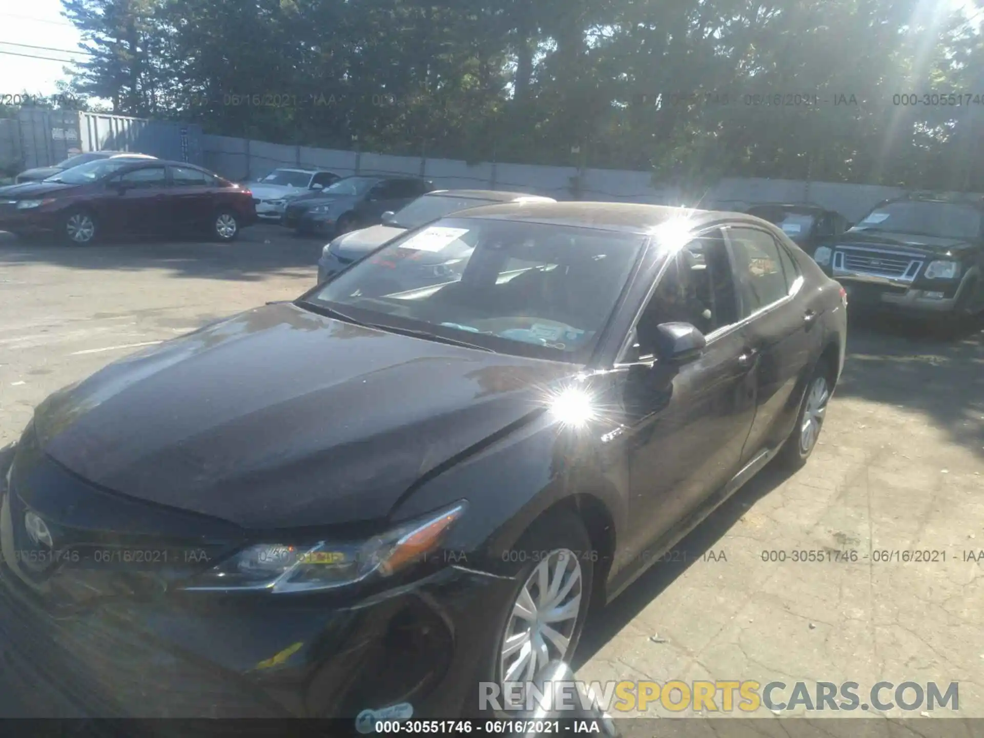 2 Photograph of a damaged car 4T1C31AK1LU529427 TOYOTA CAMRY 2020