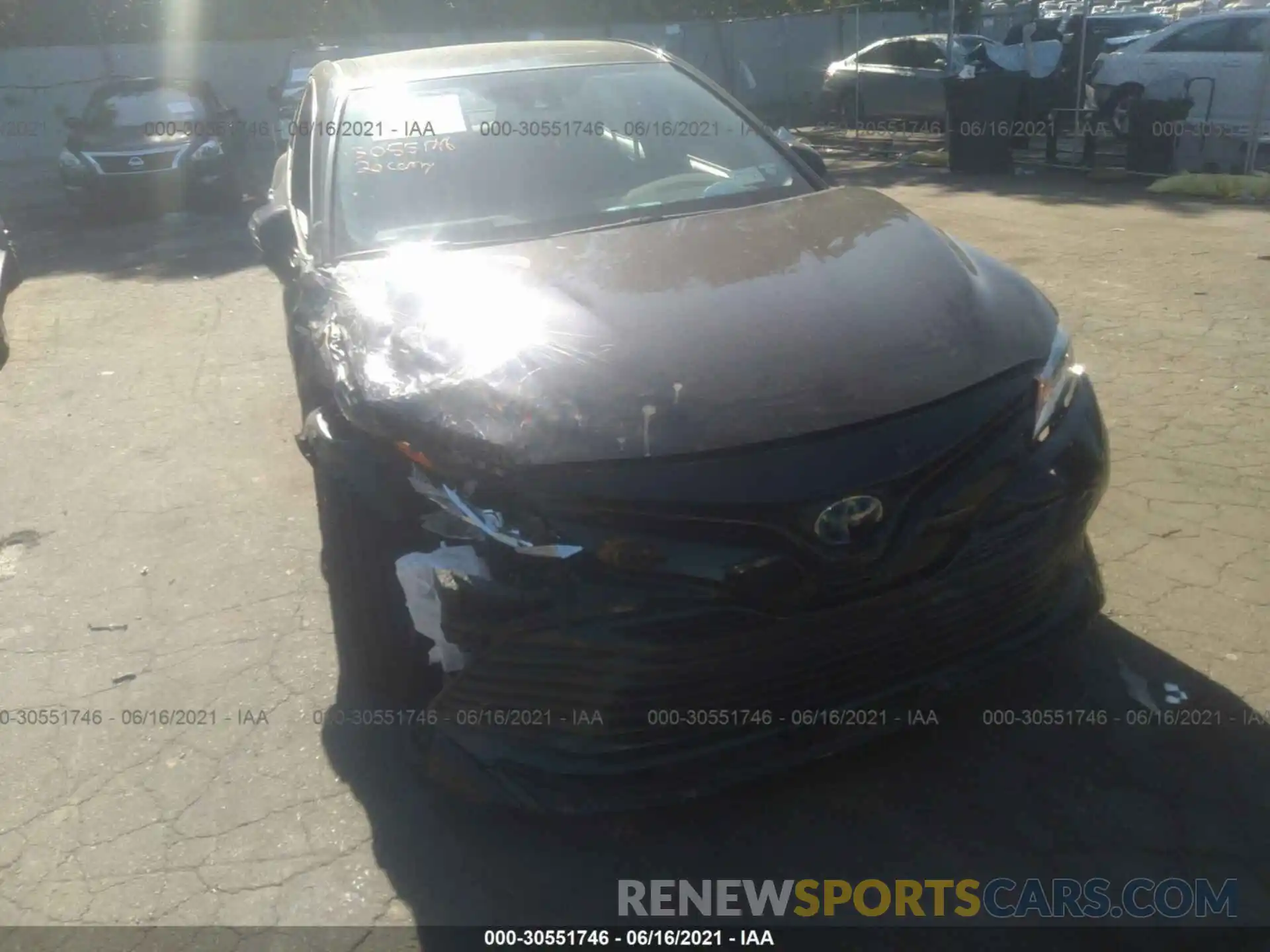 6 Photograph of a damaged car 4T1C31AK1LU529427 TOYOTA CAMRY 2020