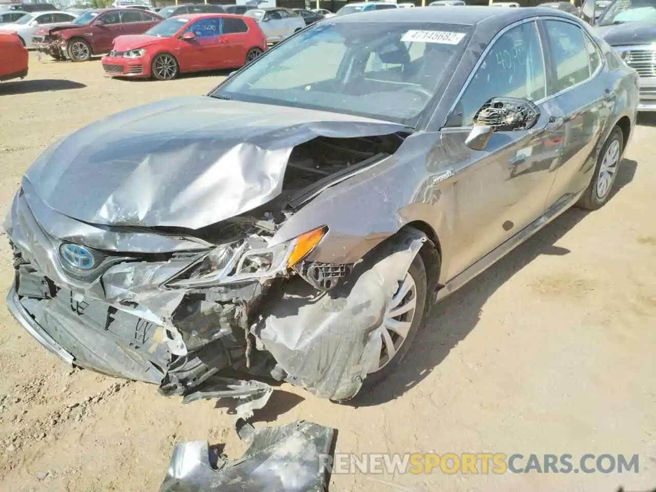 2 Photograph of a damaged car 4T1C31AK1LU529492 TOYOTA CAMRY 2020