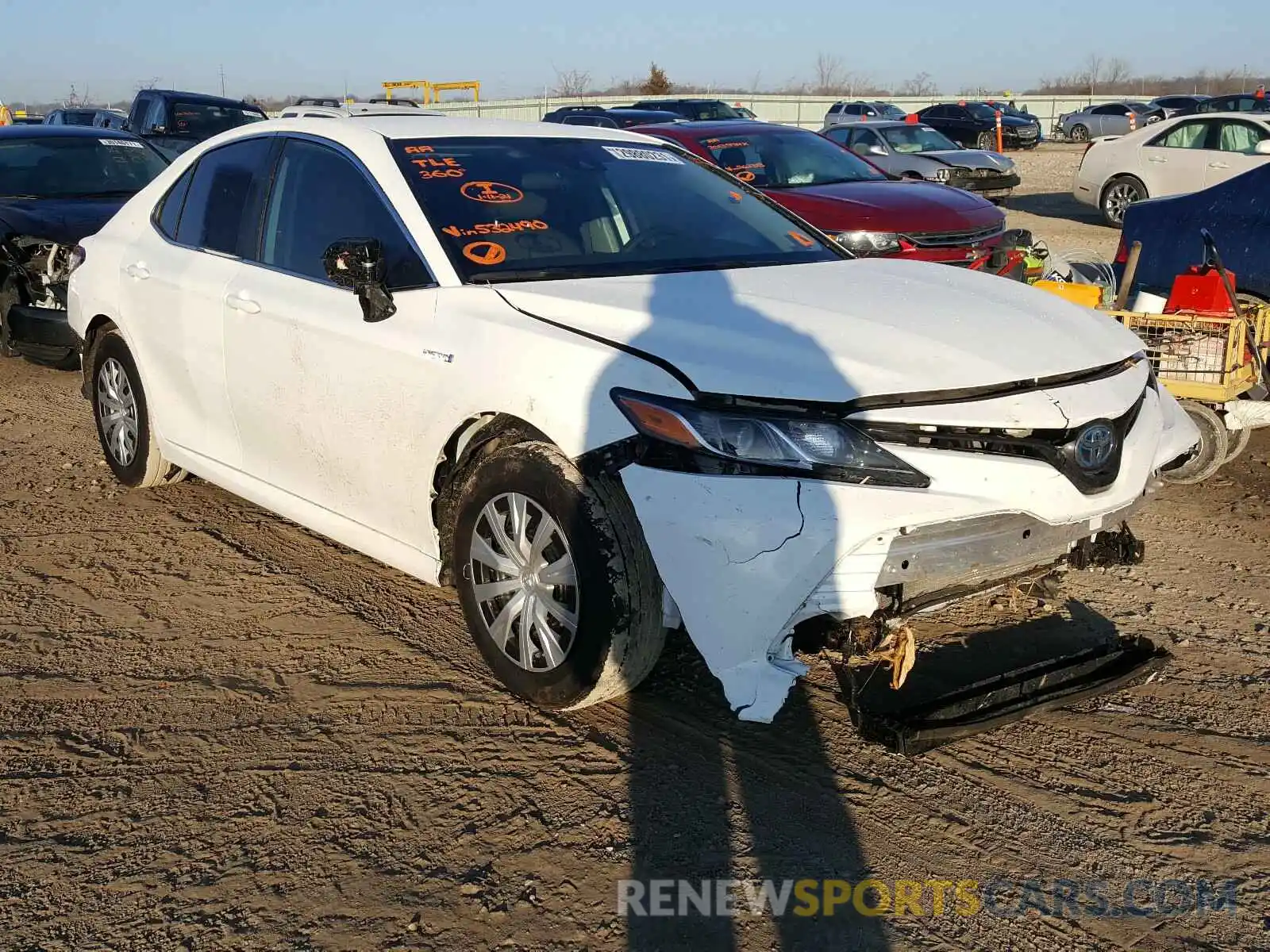 1 Photograph of a damaged car 4T1C31AK1LU532490 TOYOTA CAMRY 2020