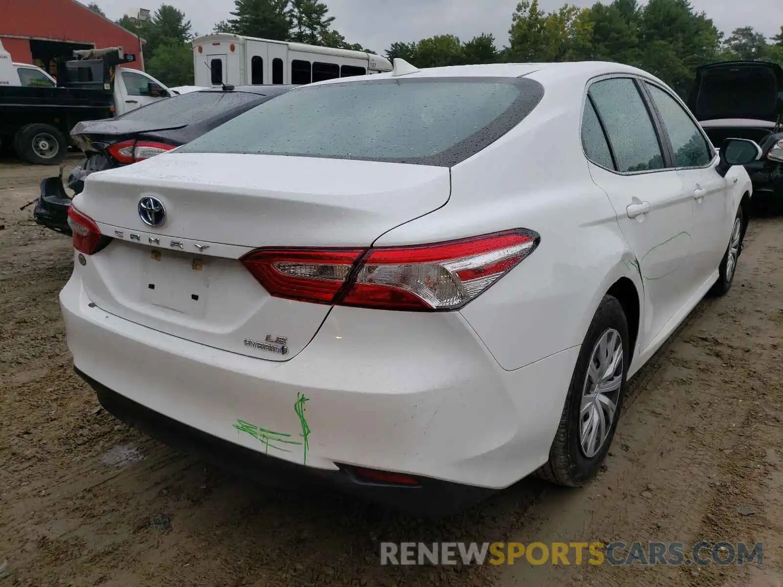 4 Photograph of a damaged car 4T1C31AK1LU532635 TOYOTA CAMRY 2020