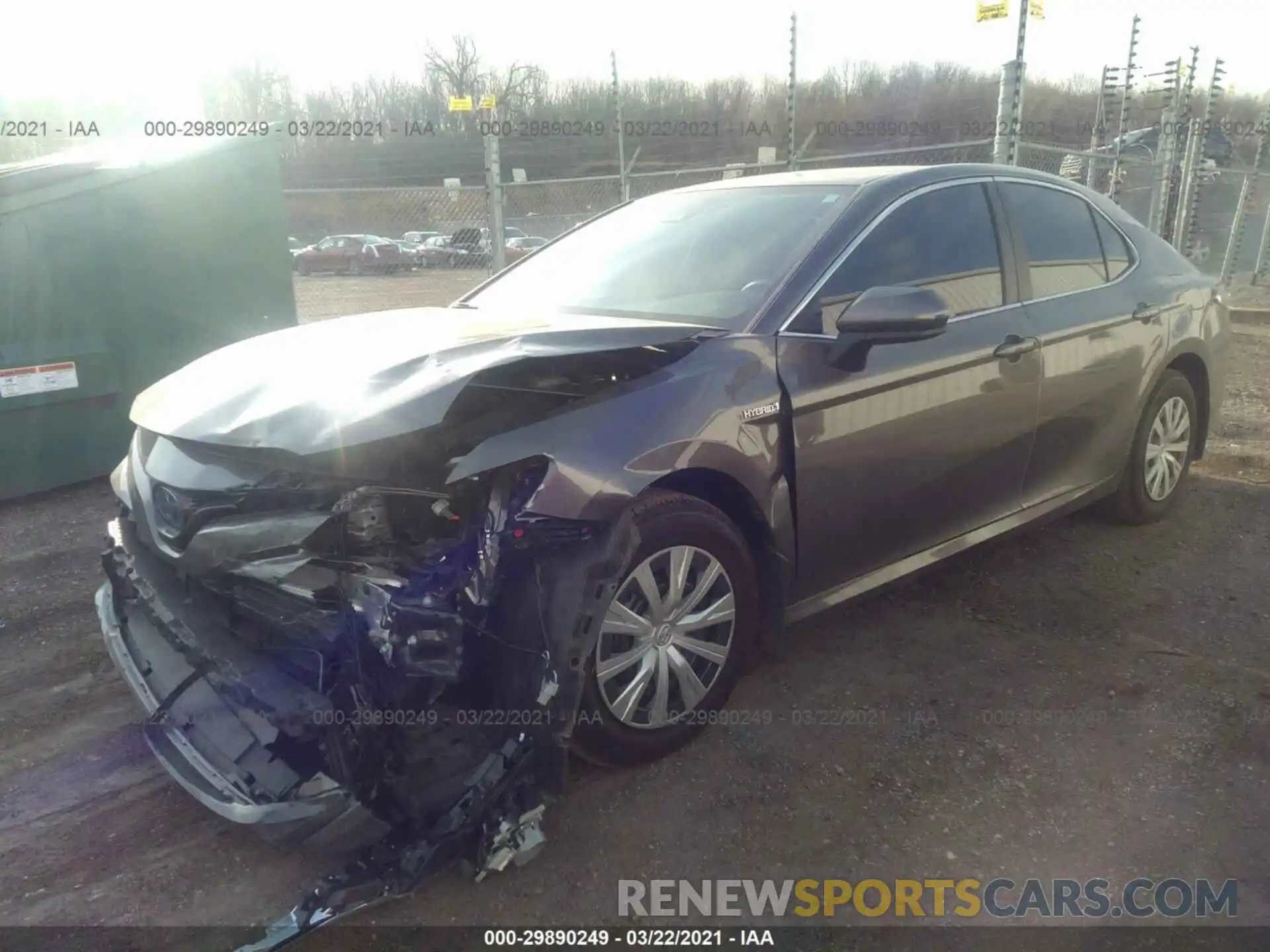 2 Photograph of a damaged car 4T1C31AK1LU537611 TOYOTA CAMRY 2020