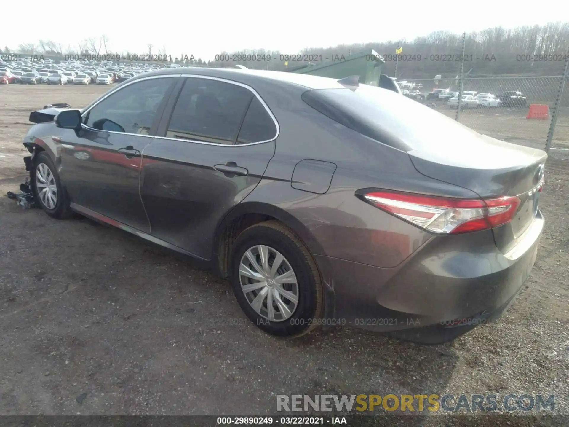 3 Photograph of a damaged car 4T1C31AK1LU537611 TOYOTA CAMRY 2020