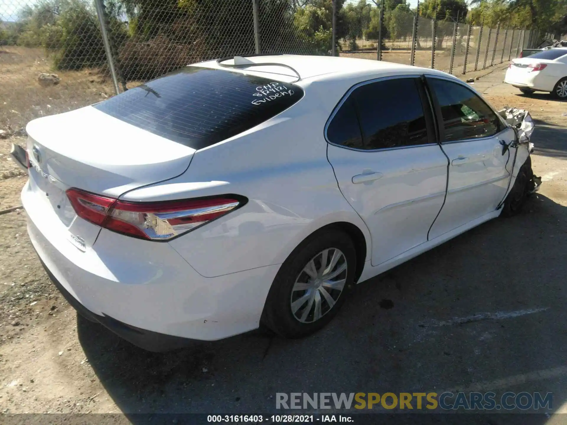 4 Photograph of a damaged car 4T1C31AK1LU537799 TOYOTA CAMRY 2020