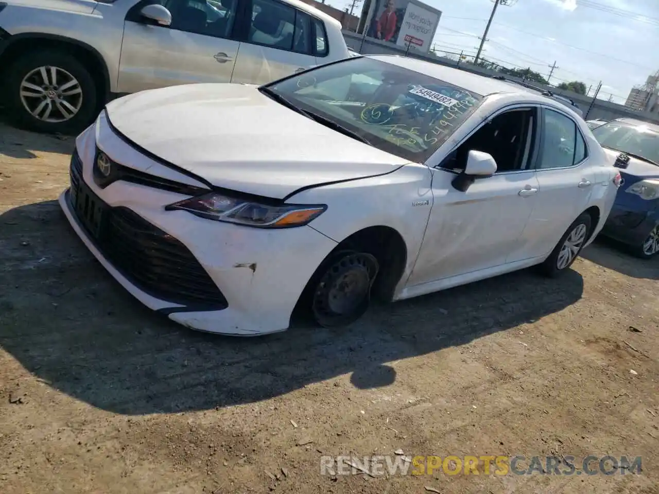 2 Photograph of a damaged car 4T1C31AK1LU540072 TOYOTA CAMRY 2020