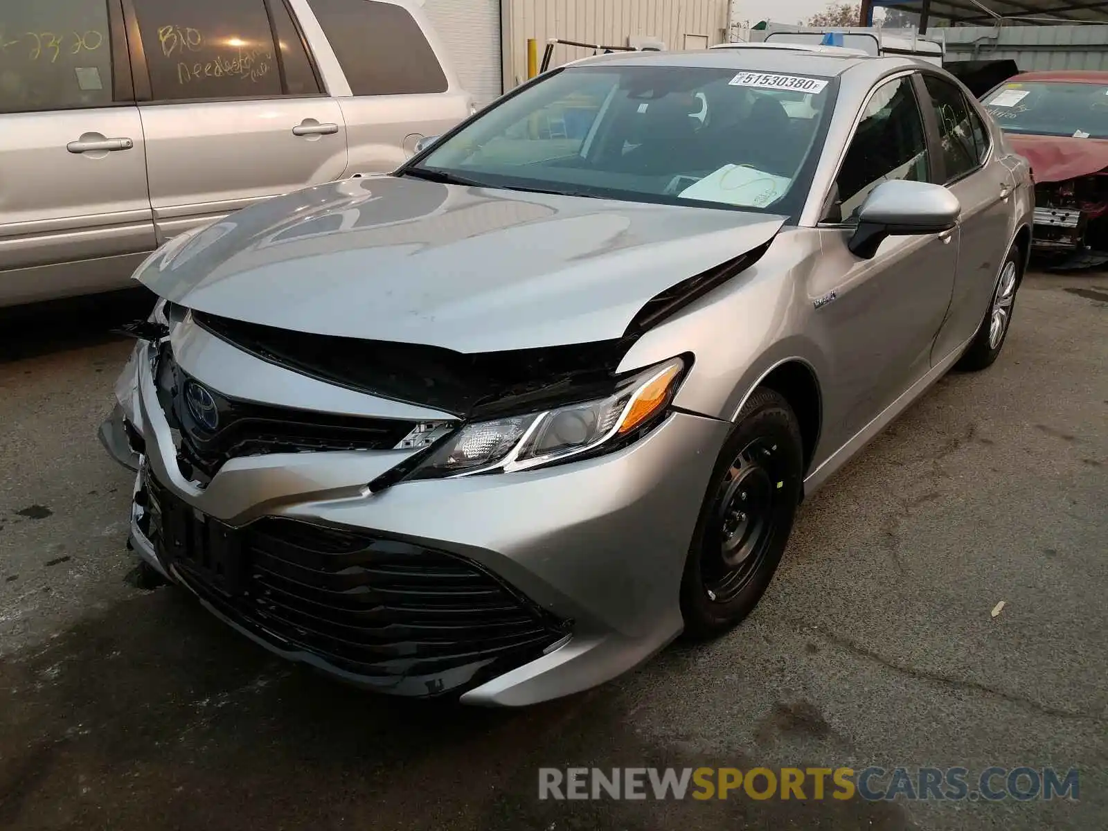 2 Photograph of a damaged car 4T1C31AK1LU541187 TOYOTA CAMRY 2020