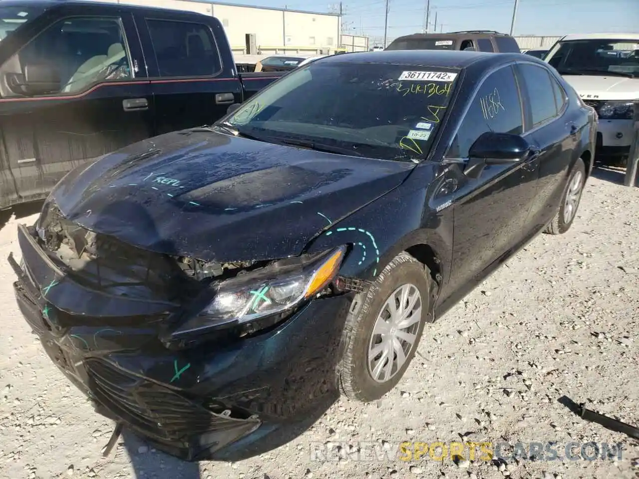 2 Photograph of a damaged car 4T1C31AK1LU544364 TOYOTA CAMRY 2020