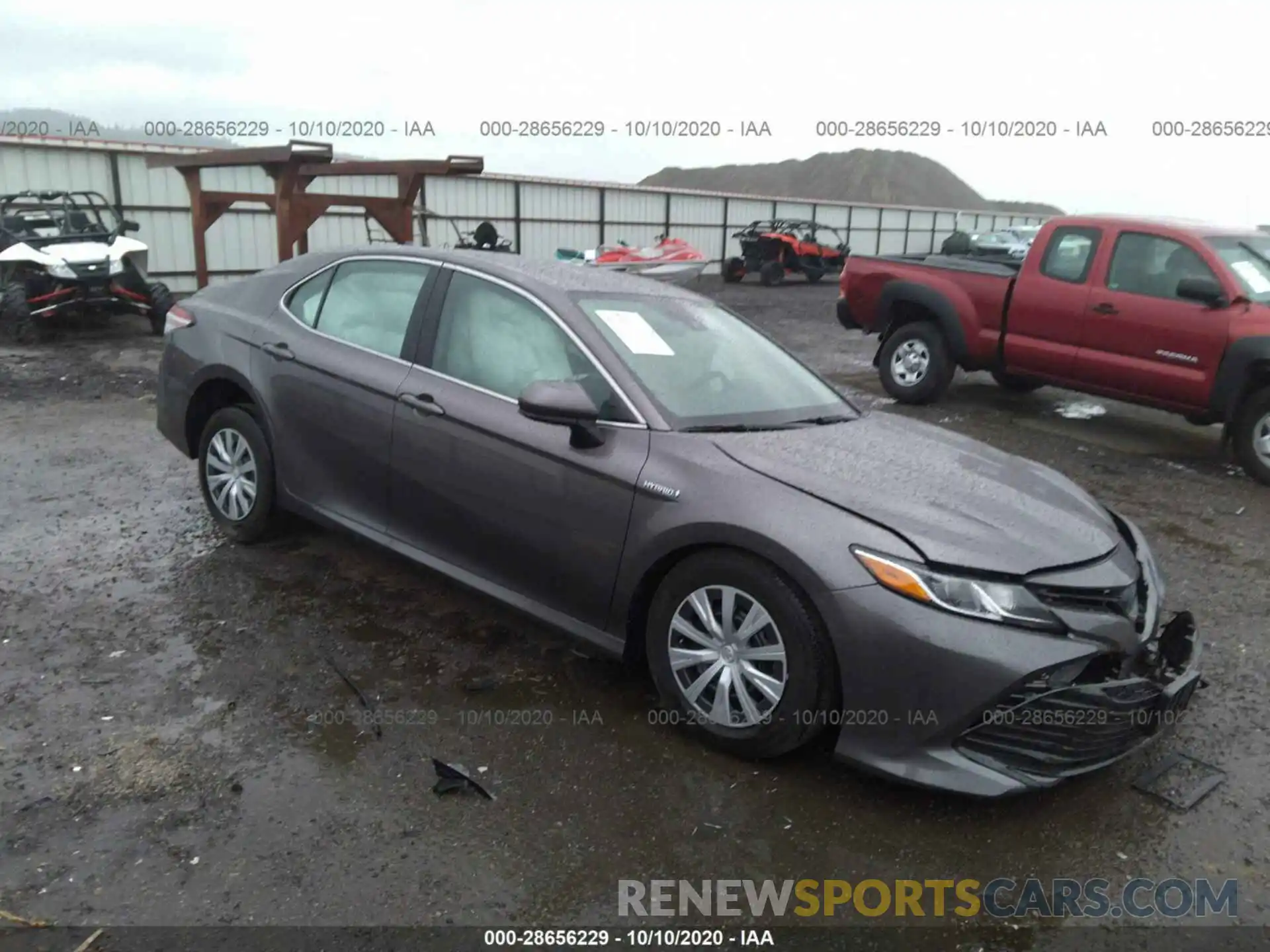 1 Photograph of a damaged car 4T1C31AK2LU016445 TOYOTA CAMRY 2020