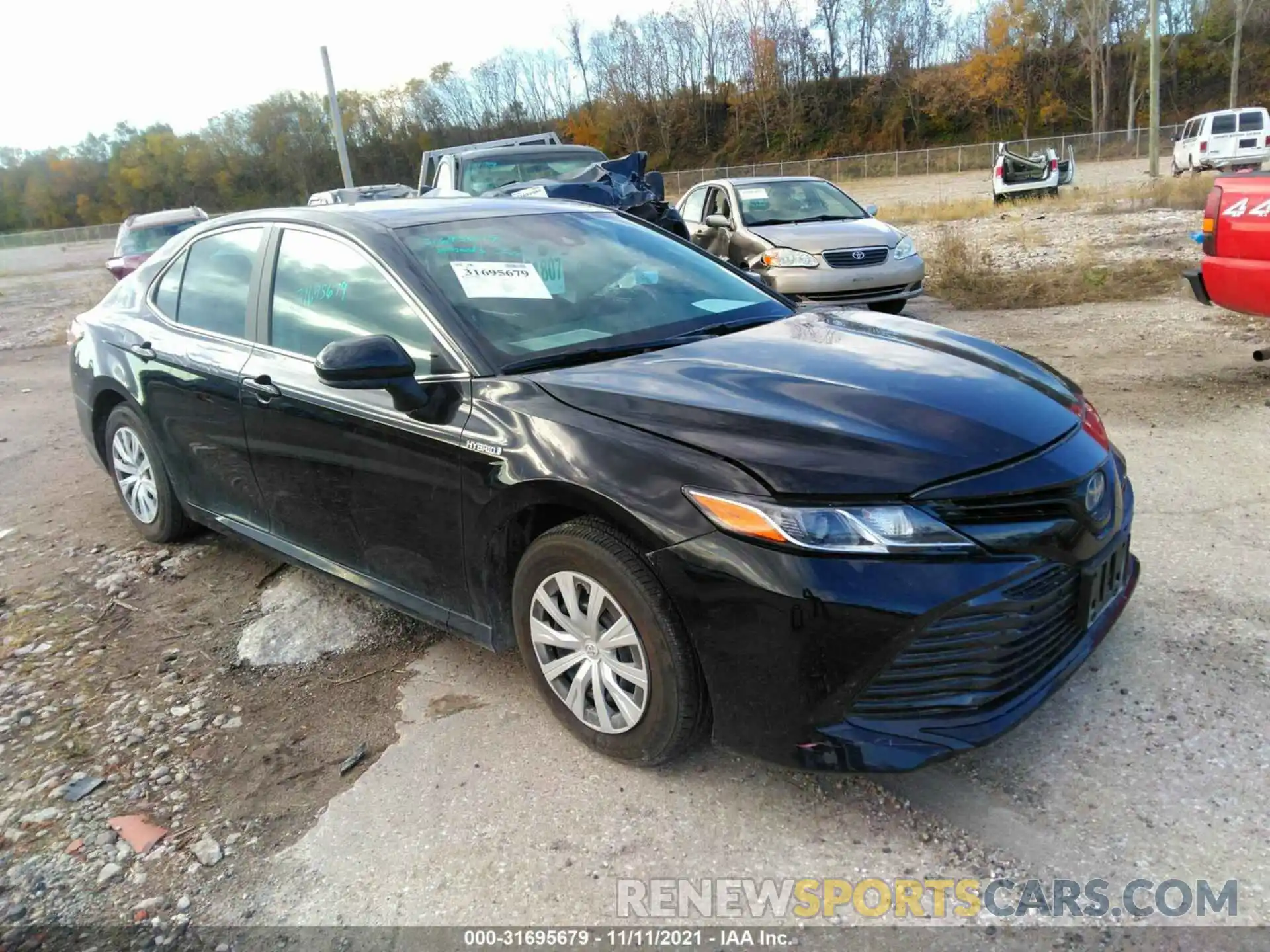 1 Photograph of a damaged car 4T1C31AK2LU527833 TOYOTA CAMRY 2020