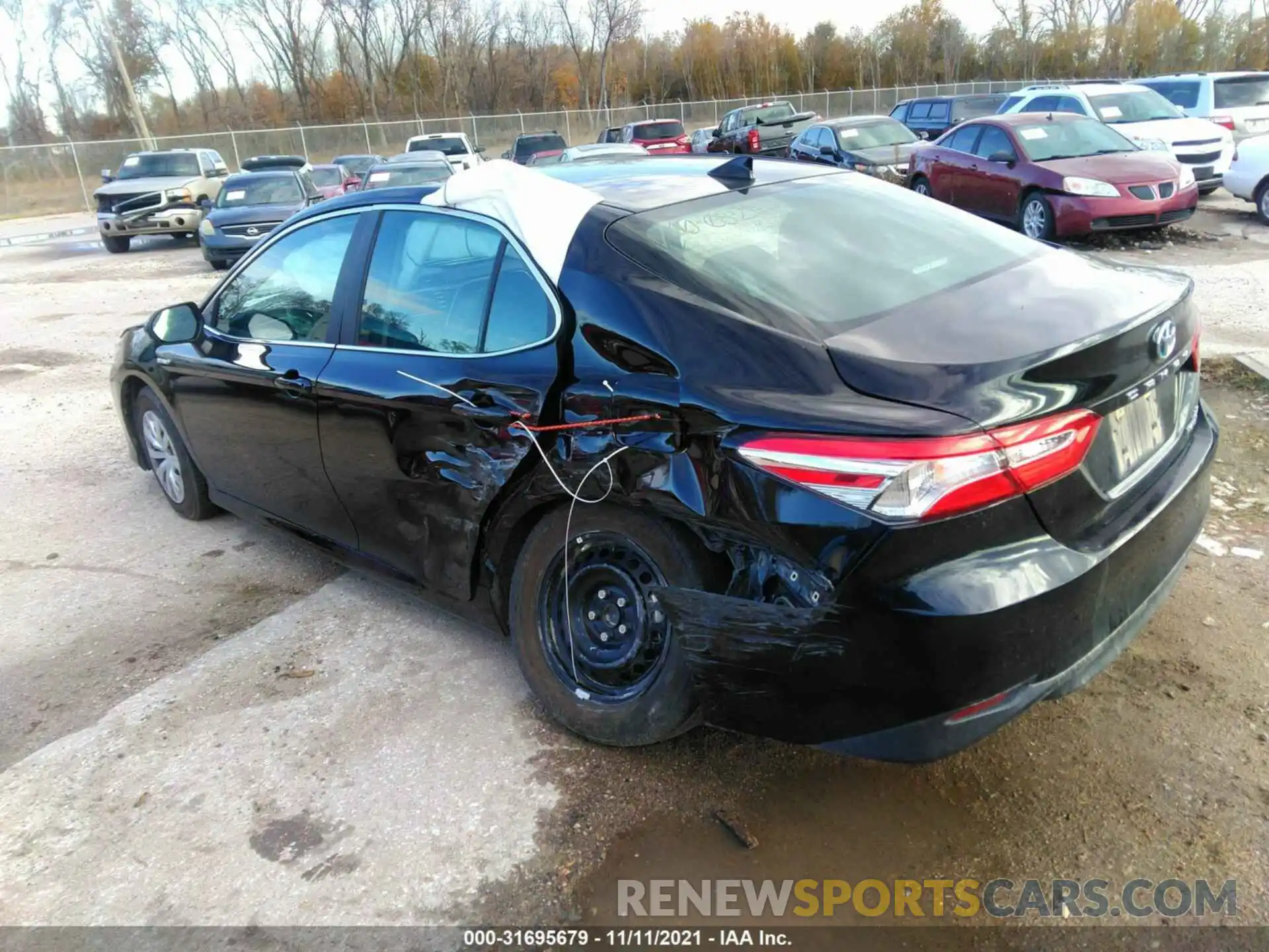 3 Photograph of a damaged car 4T1C31AK2LU527833 TOYOTA CAMRY 2020