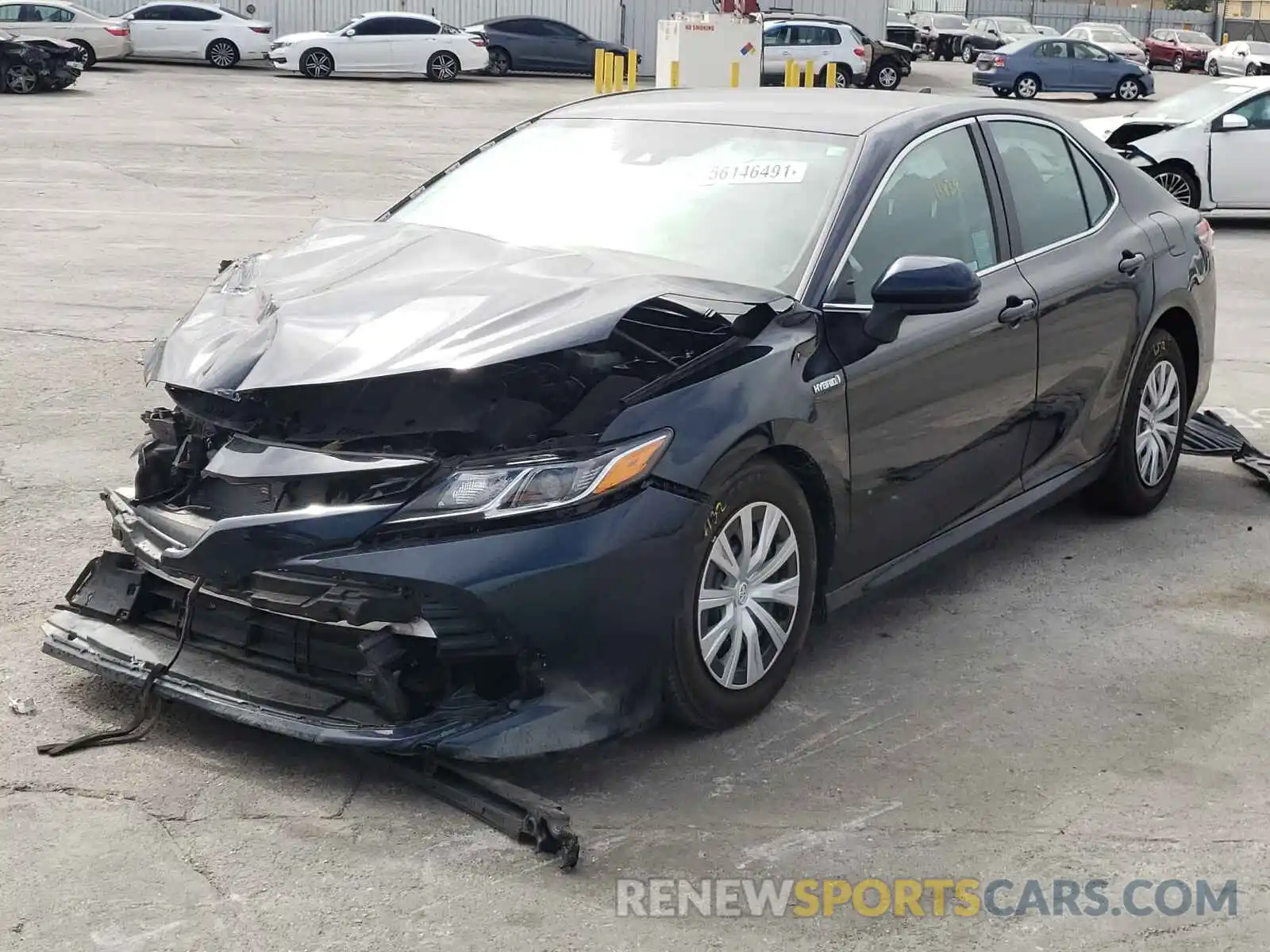 2 Photograph of a damaged car 4T1C31AK2LU533597 TOYOTA CAMRY 2020