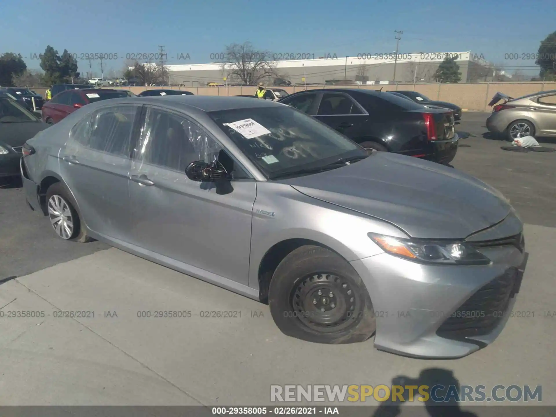 1 Photograph of a damaged car 4T1C31AK2LU534331 TOYOTA CAMRY 2020