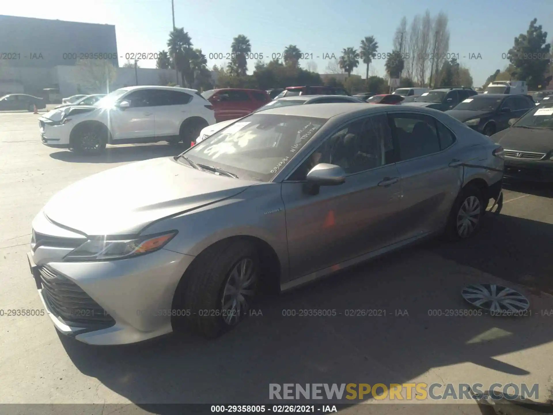 2 Photograph of a damaged car 4T1C31AK2LU534331 TOYOTA CAMRY 2020