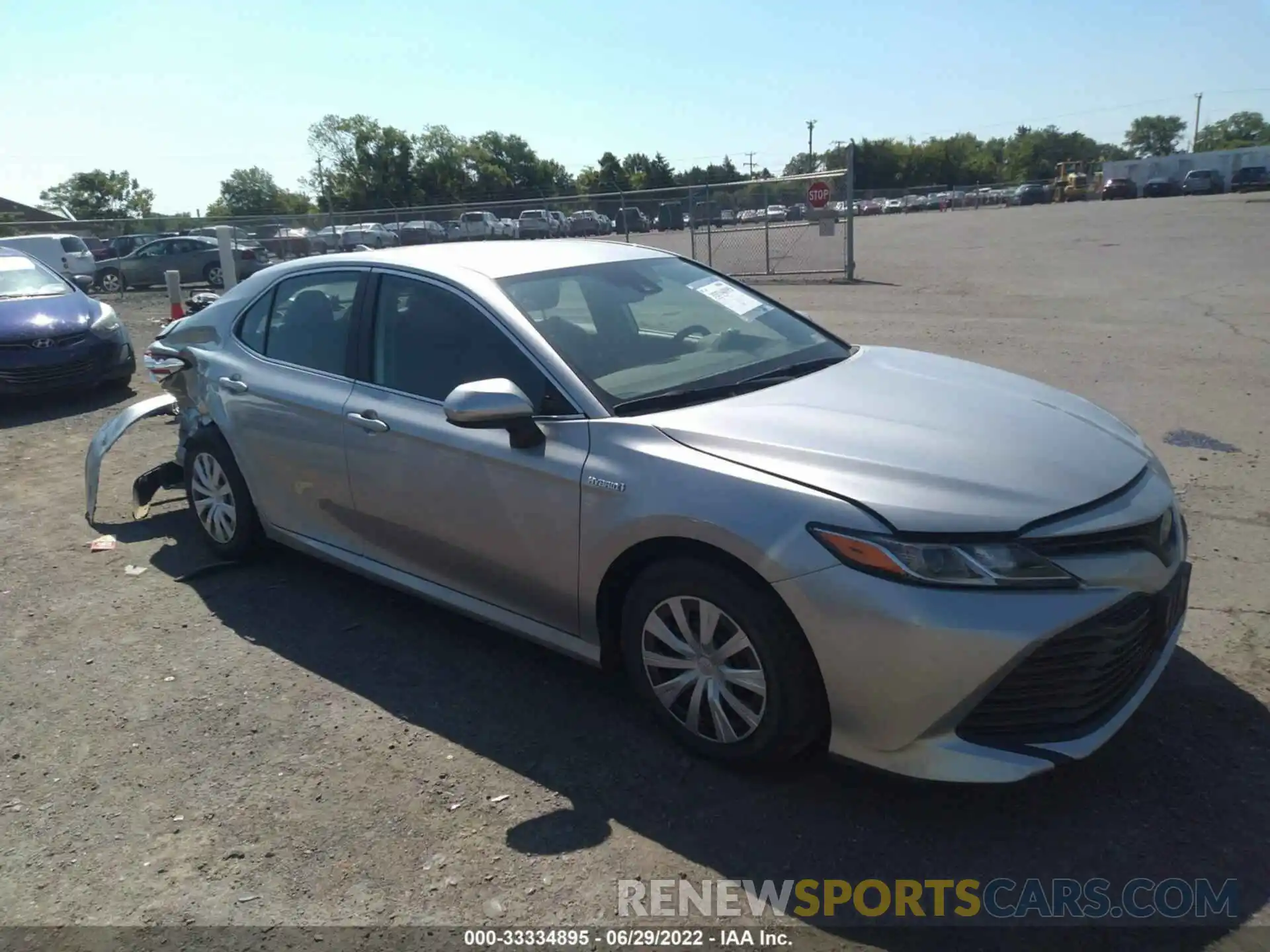 1 Photograph of a damaged car 4T1C31AK2LU544812 TOYOTA CAMRY 2020