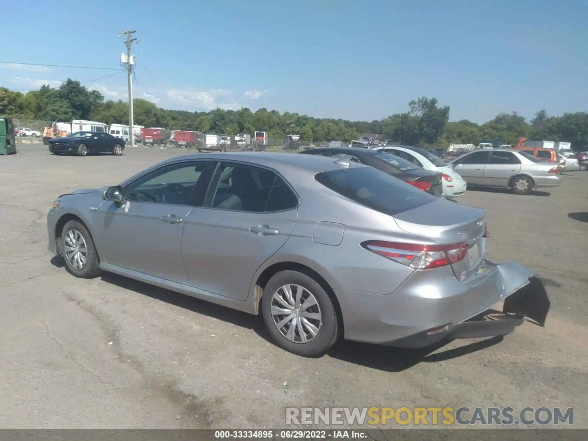 3 Photograph of a damaged car 4T1C31AK2LU544812 TOYOTA CAMRY 2020